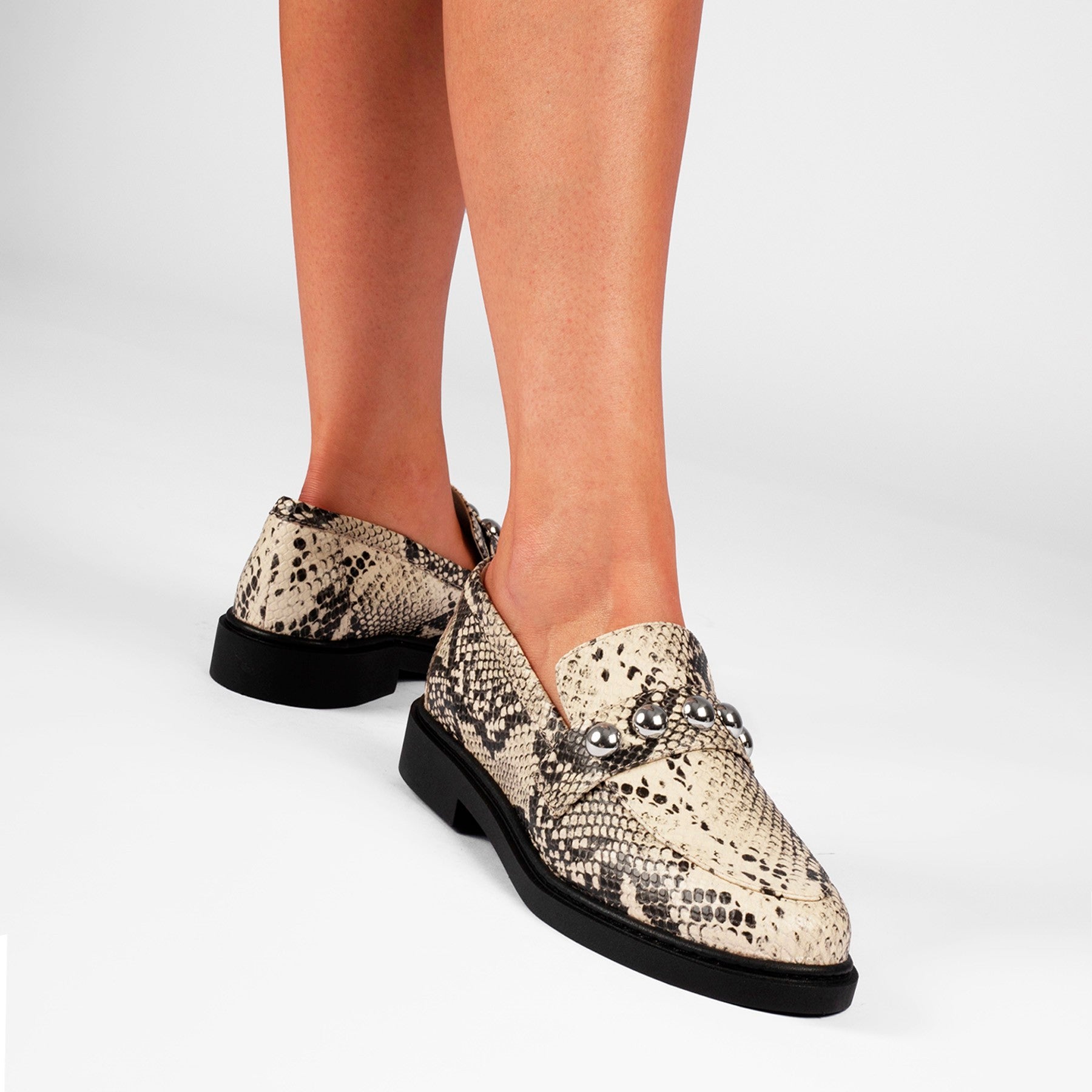 Loafer Giu Snake