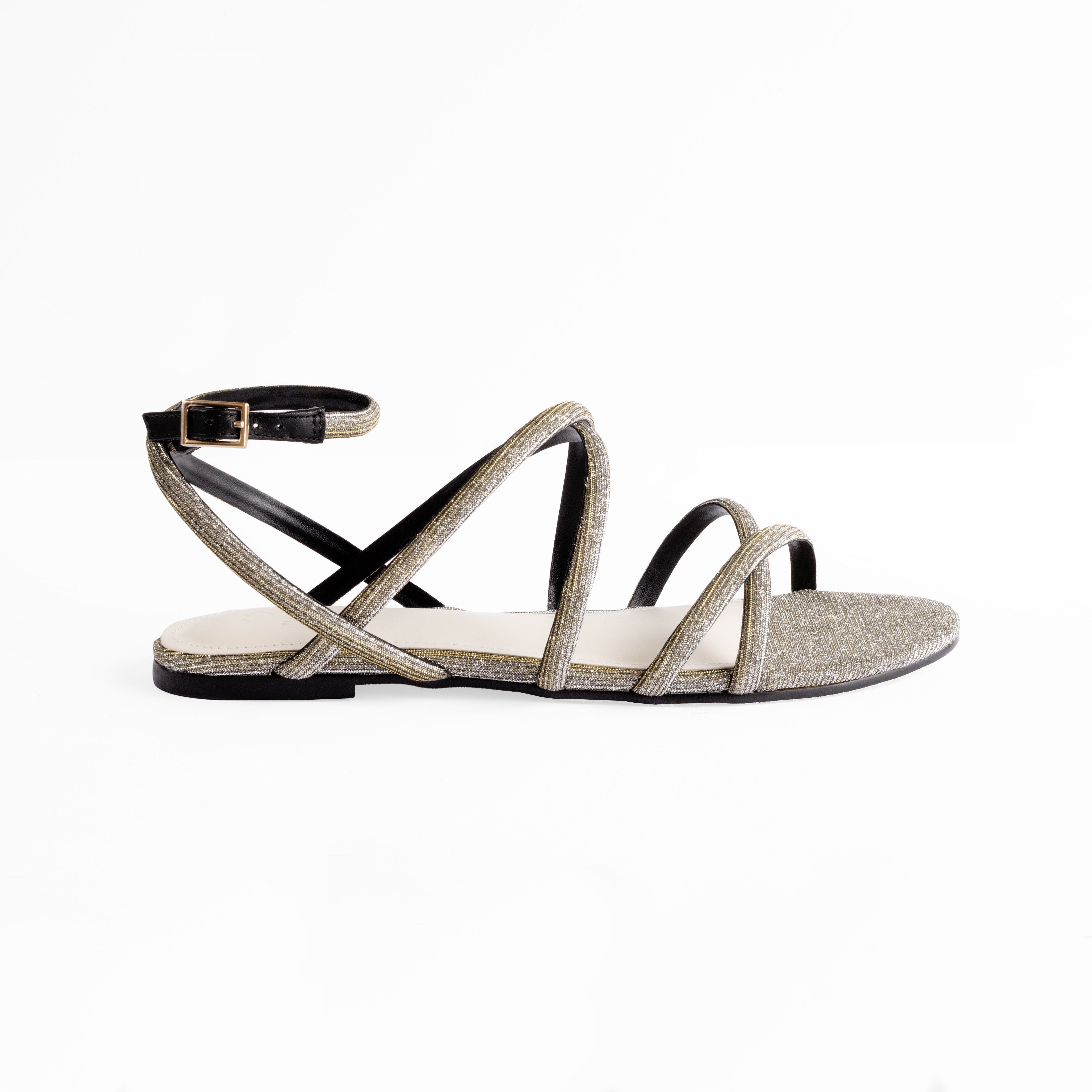 Rasteira Carla Metallic