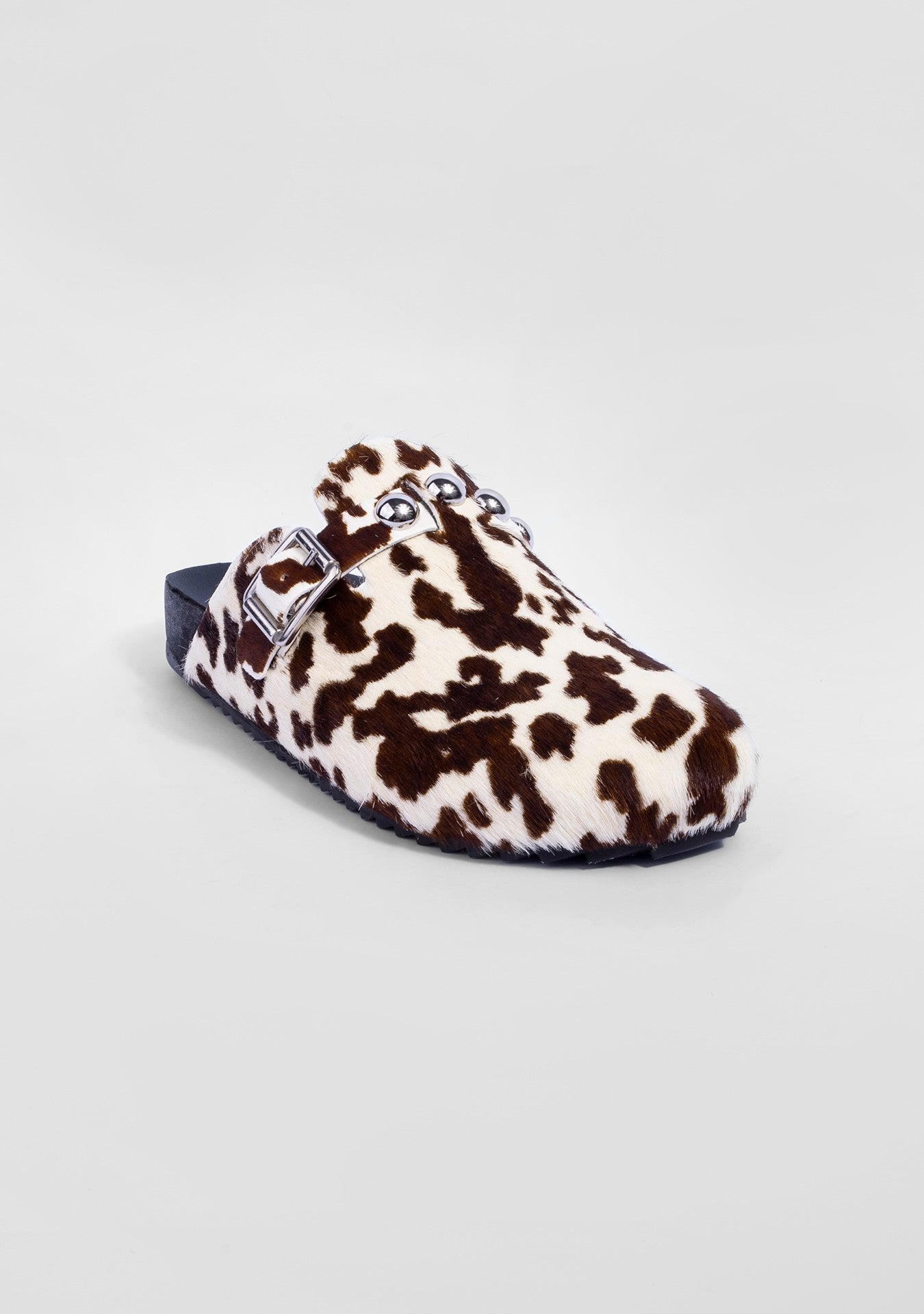 Mule Clog Dinamarca Cow Print