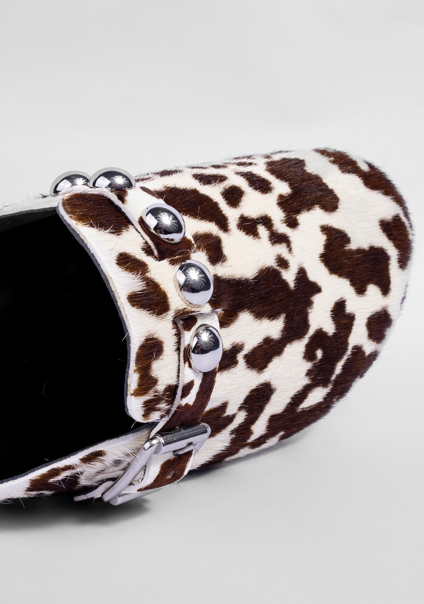 Mule Clog Dinamarca Cow Print