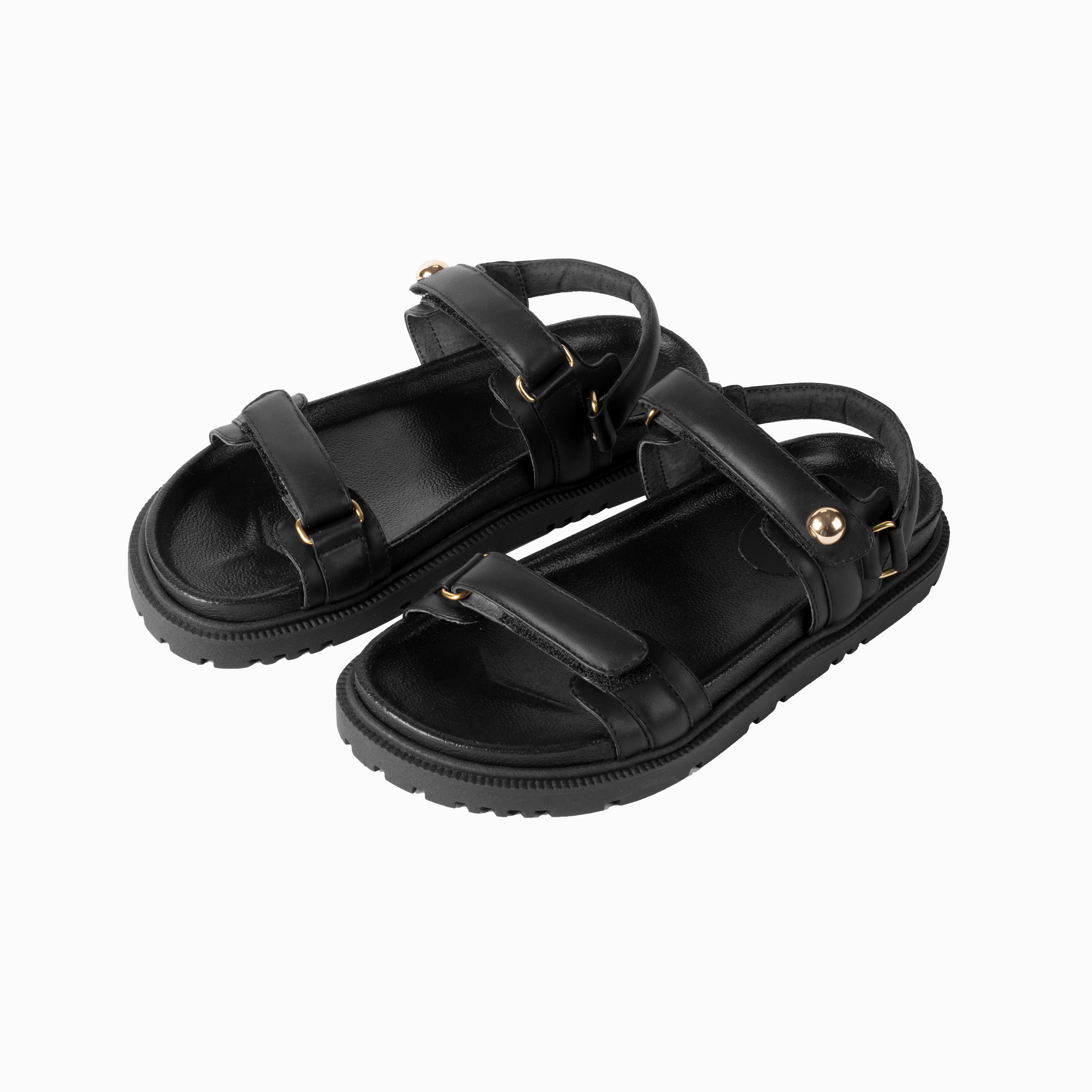 Flat Megan Black