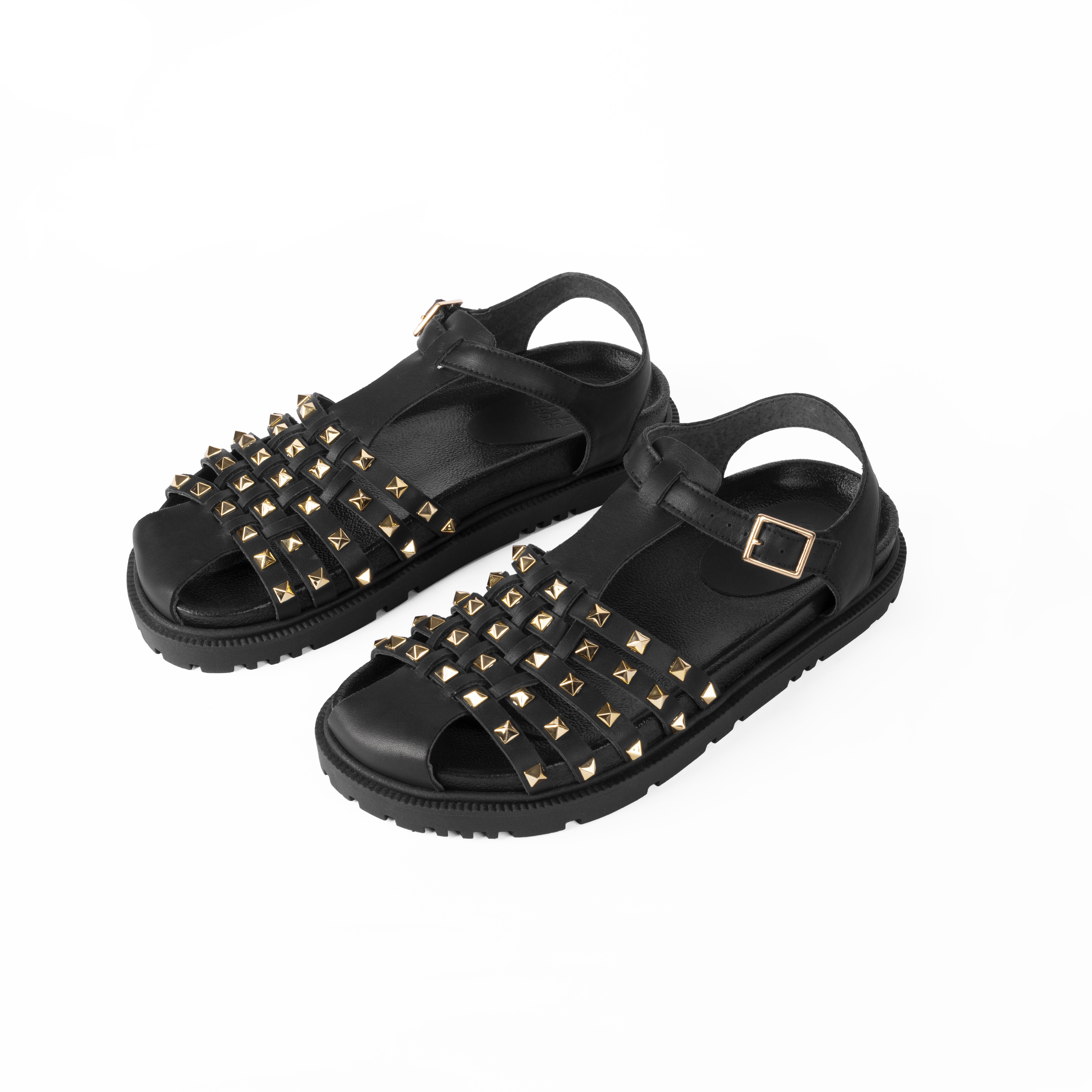 Flat Valentina Black