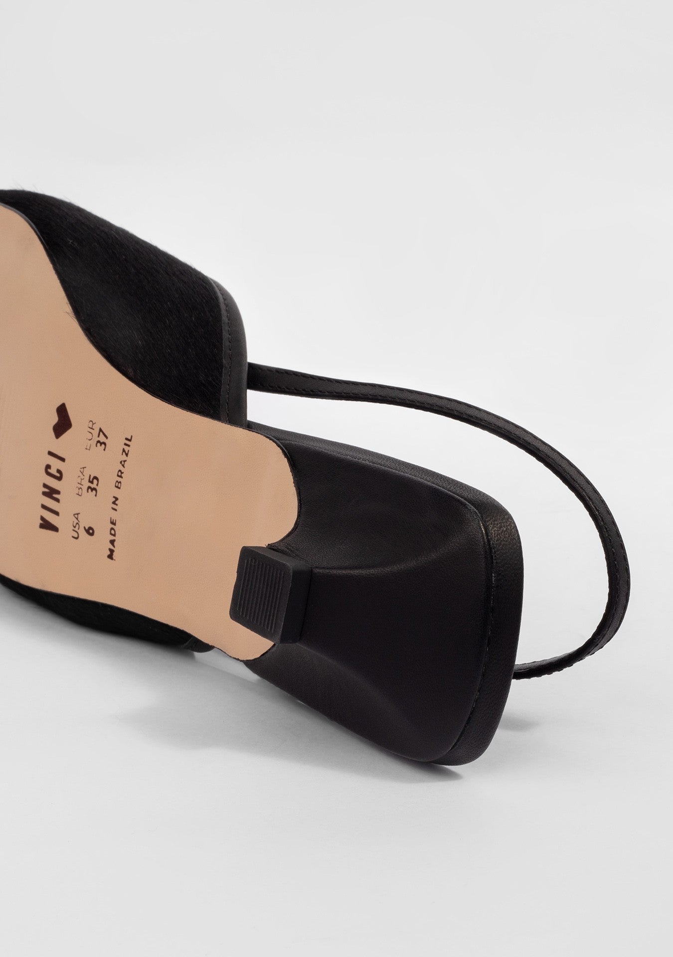 Slingback Amy Pony Black