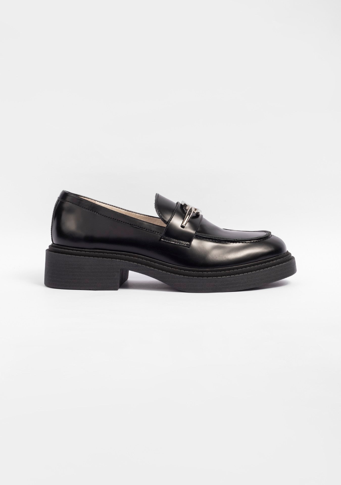 Loafer Heather Glossy Black