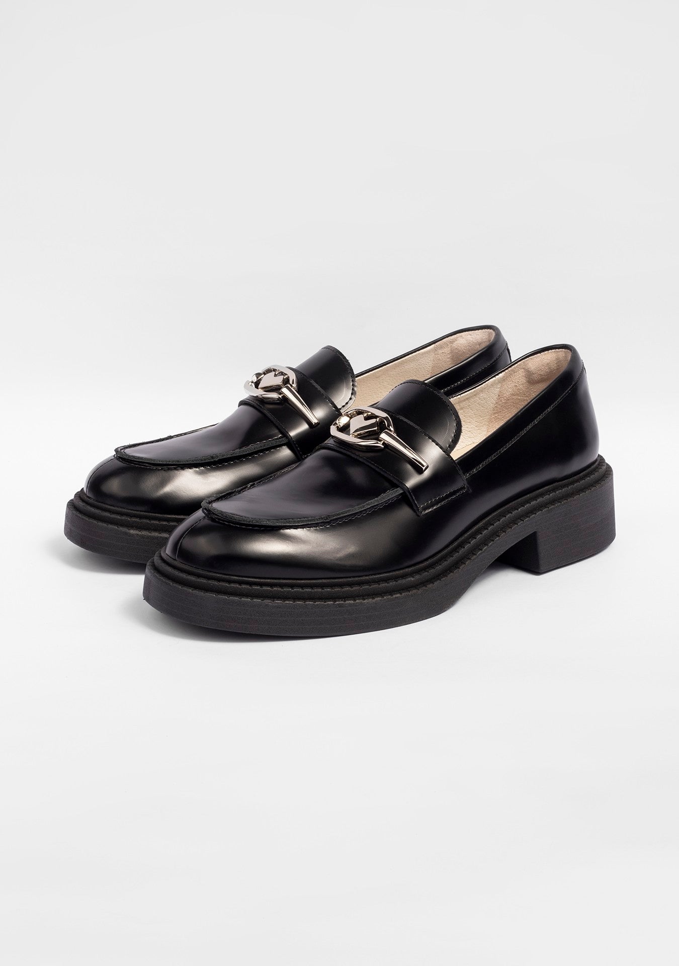 Loafer Heather Glossy Black