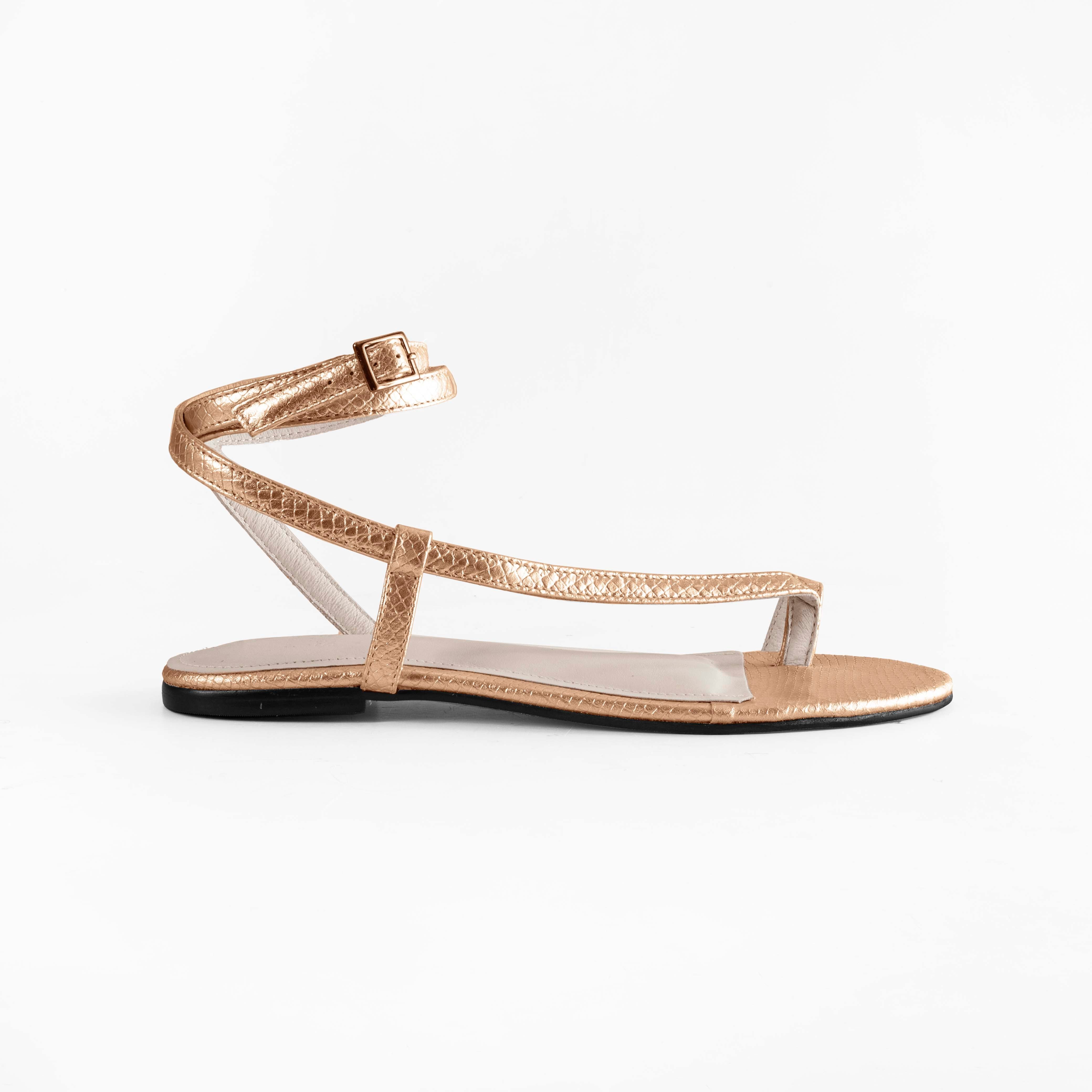 Rasteira Cassis Gold
