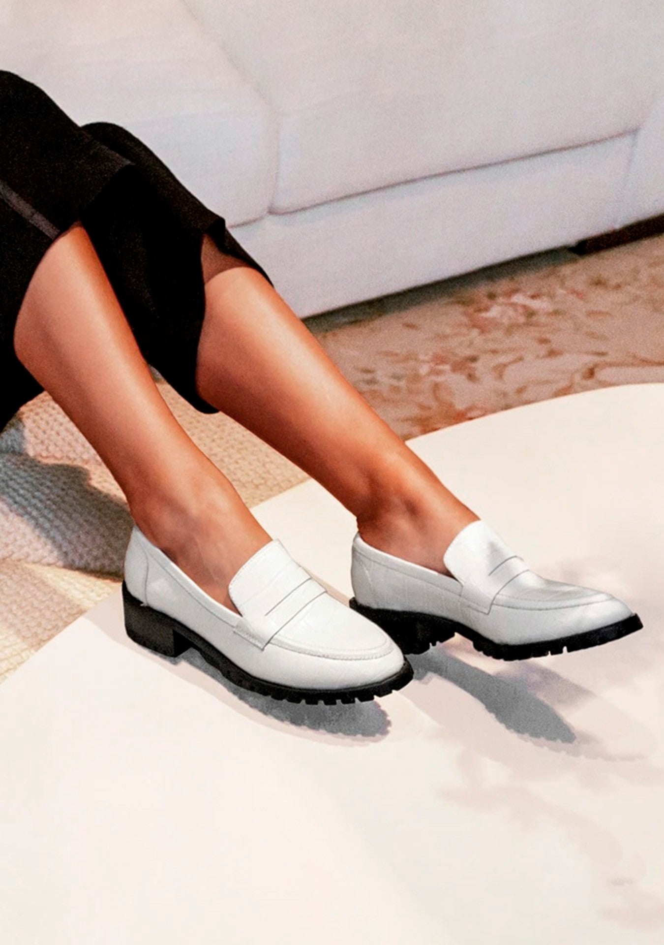 Loafer Dani White