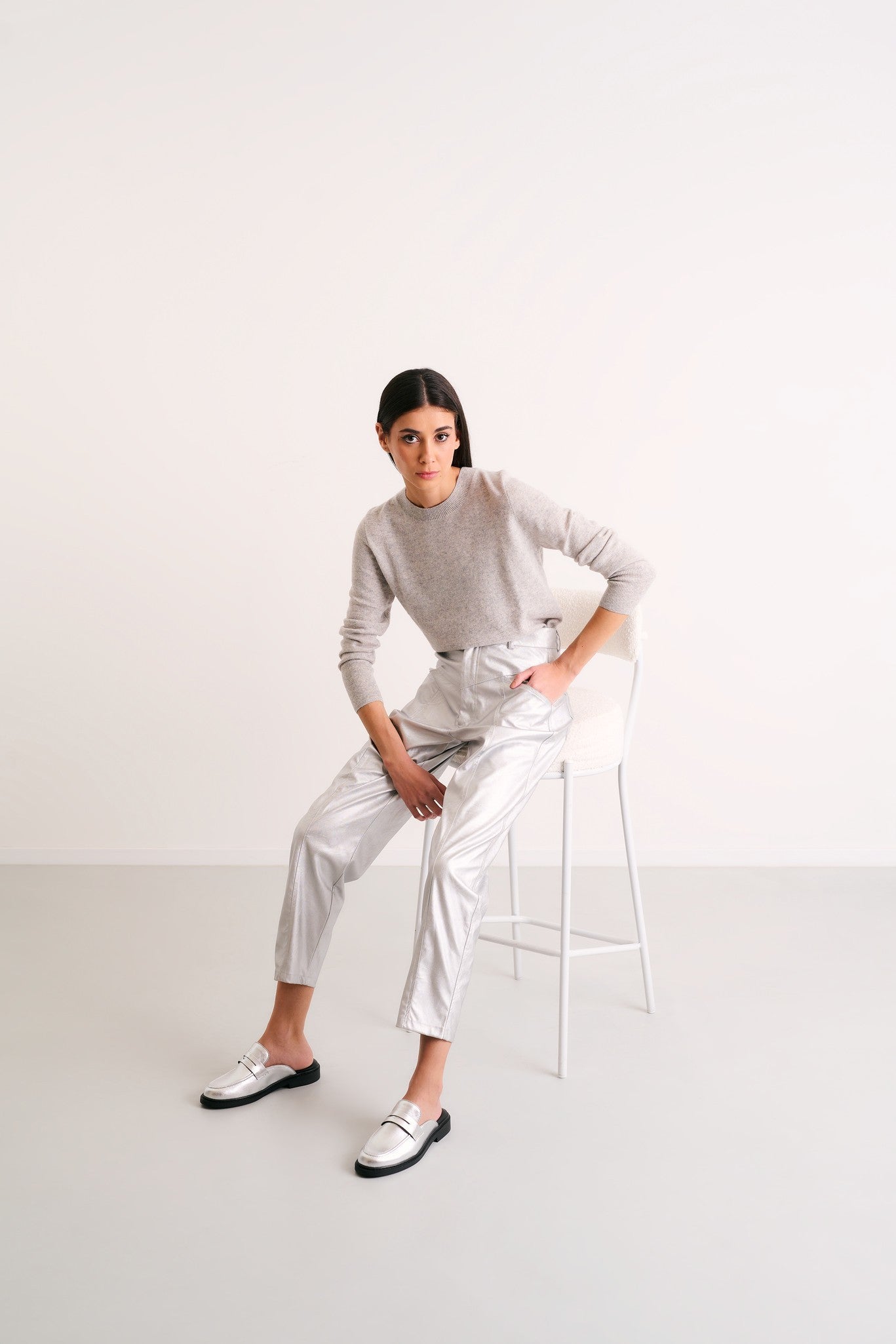 Mule Silvana Silver