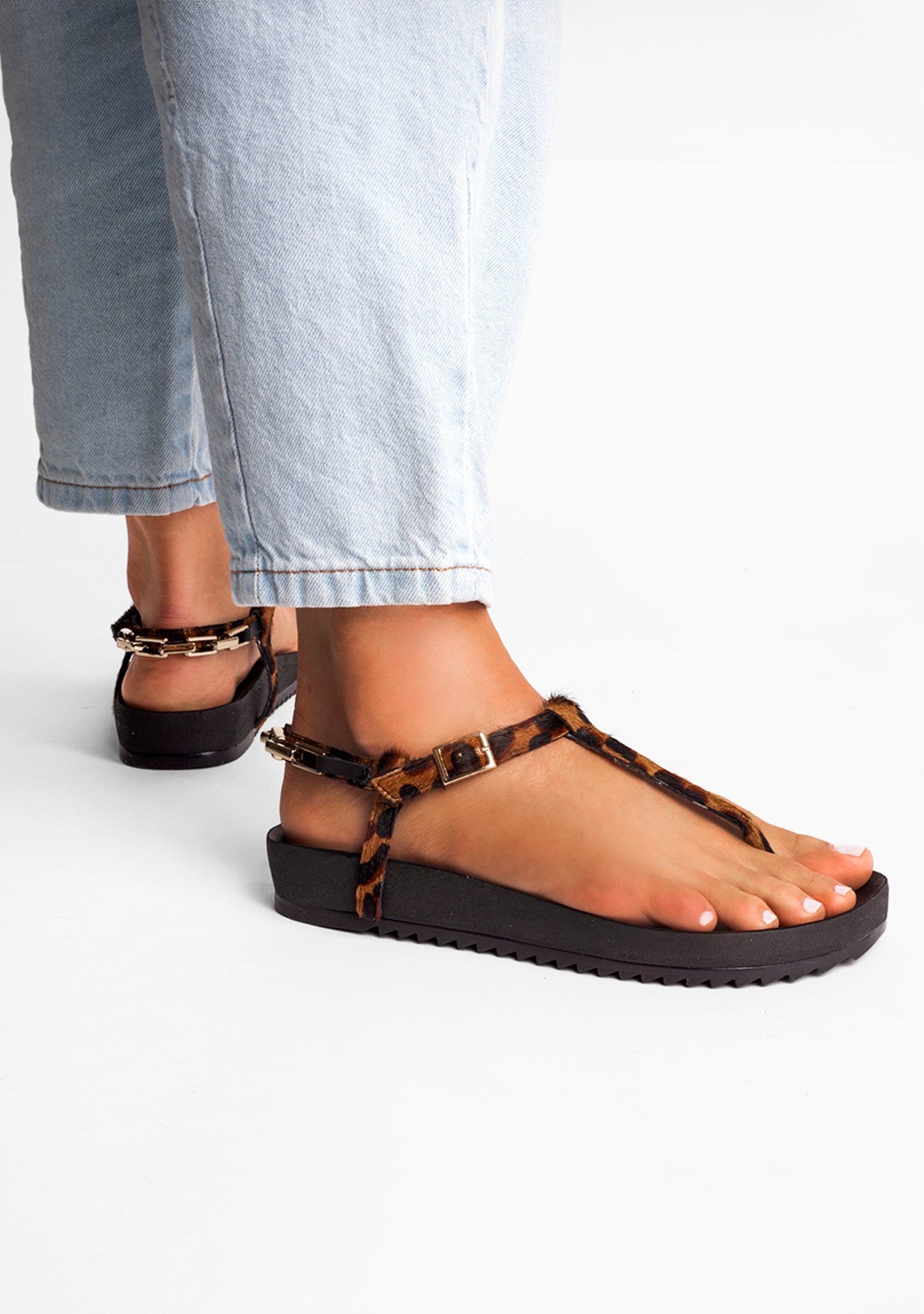 Flat Napoli Animal Print