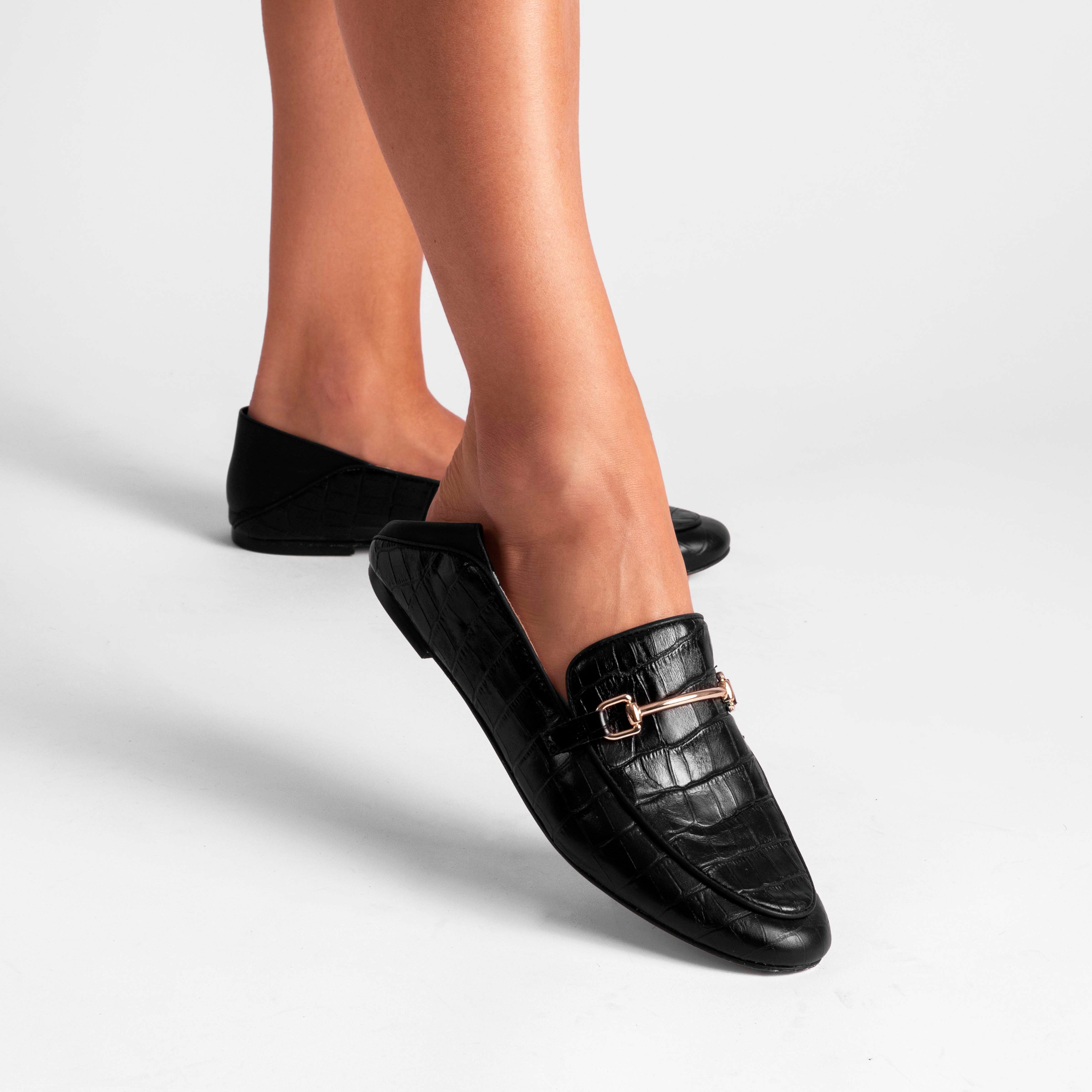 Loafer Boston Croco Black