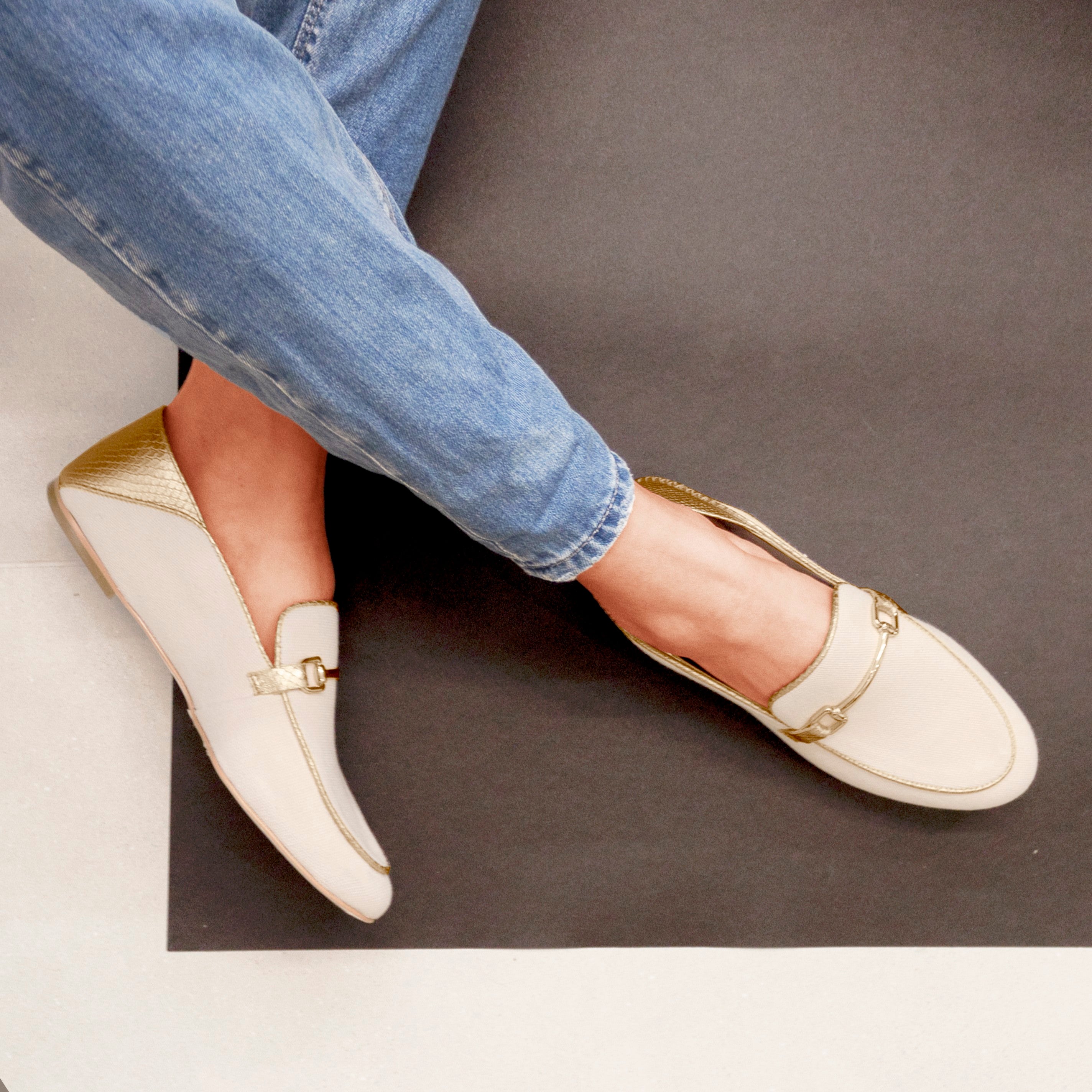 Loafer Boston Natural Gold