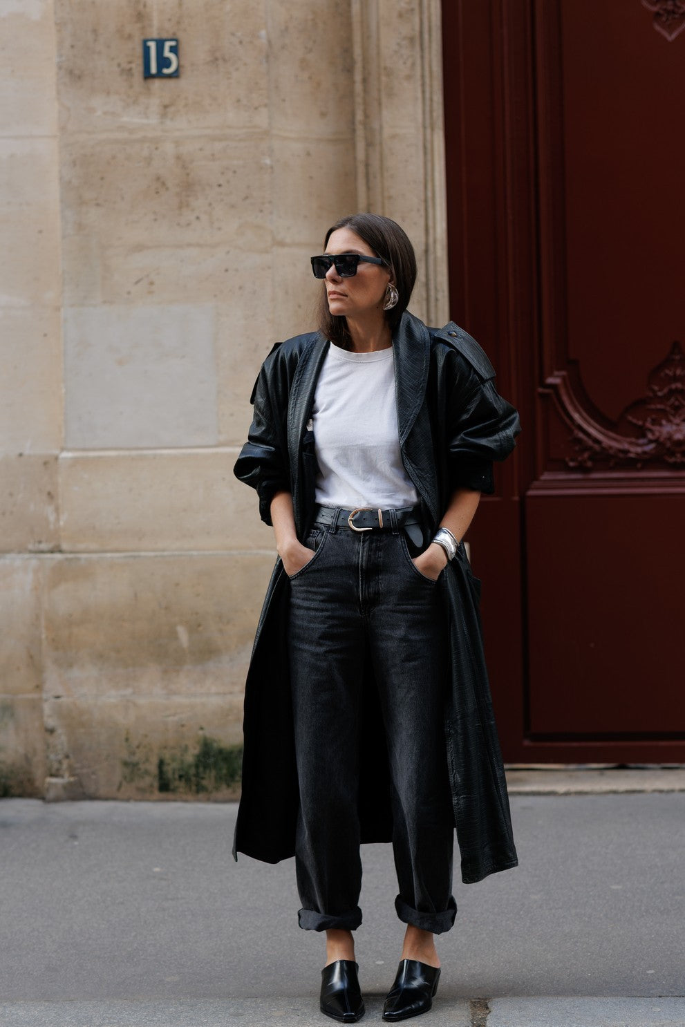 Mule Houston Glossy Black