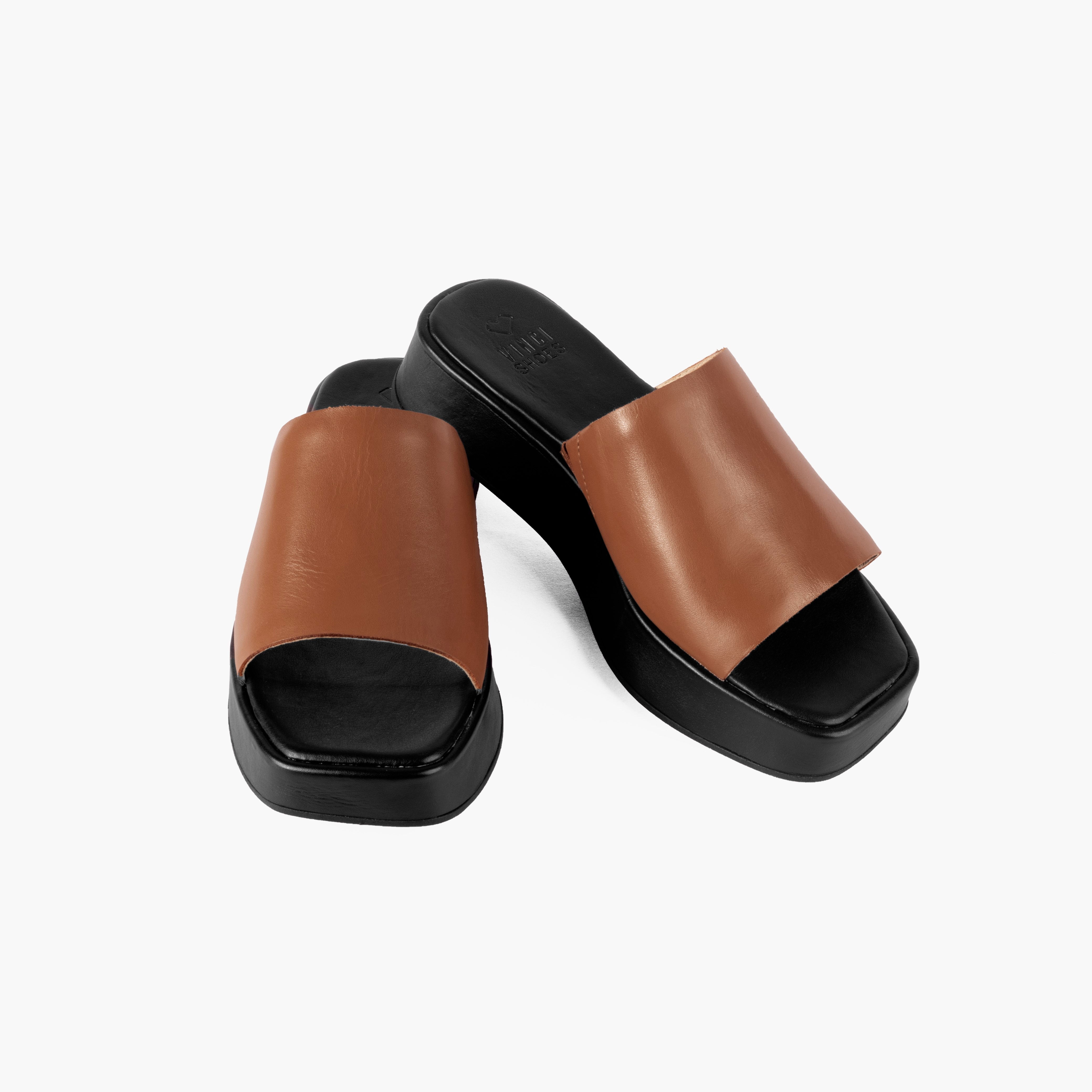 Flatform Amsterda Camelo