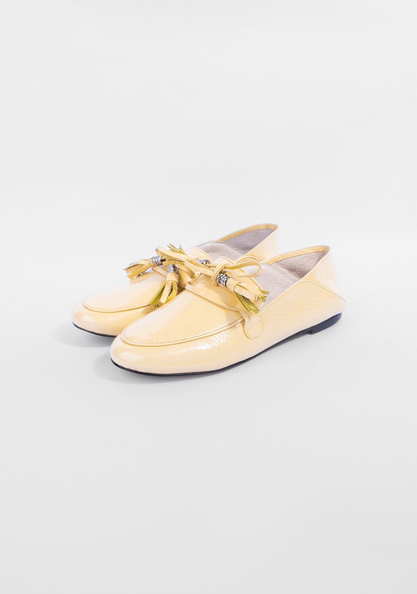 Loafer Clotilde Shiny Buttercream