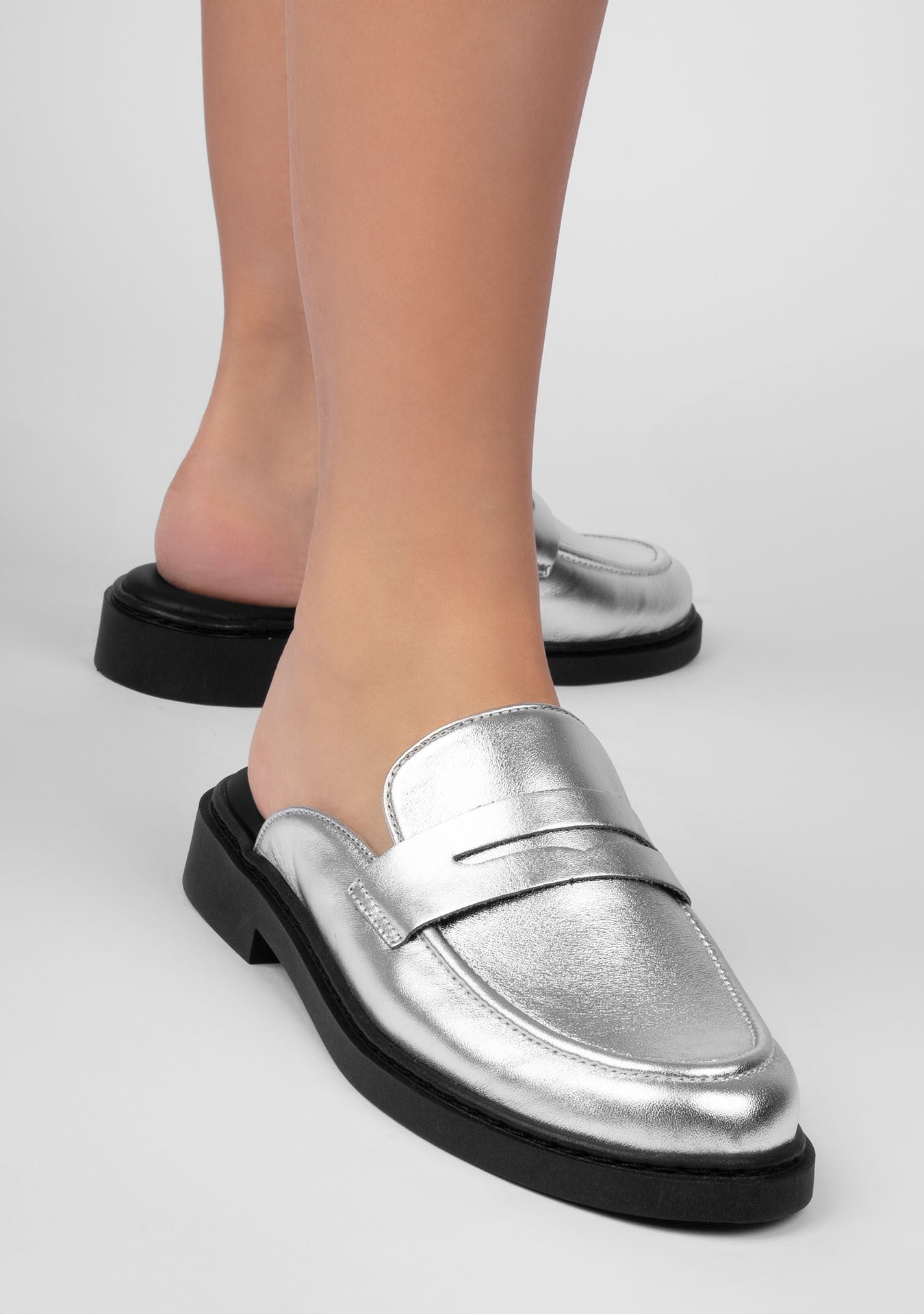 Mule Silvana Silver