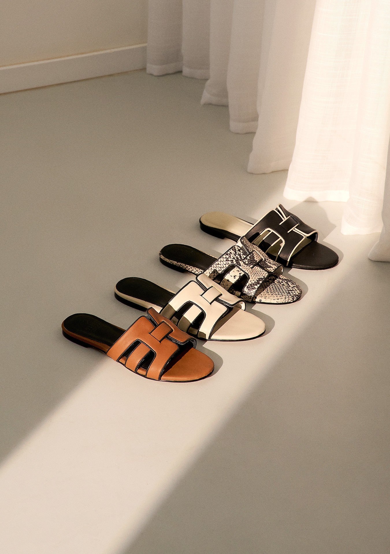Rasteira Eloise Metallic