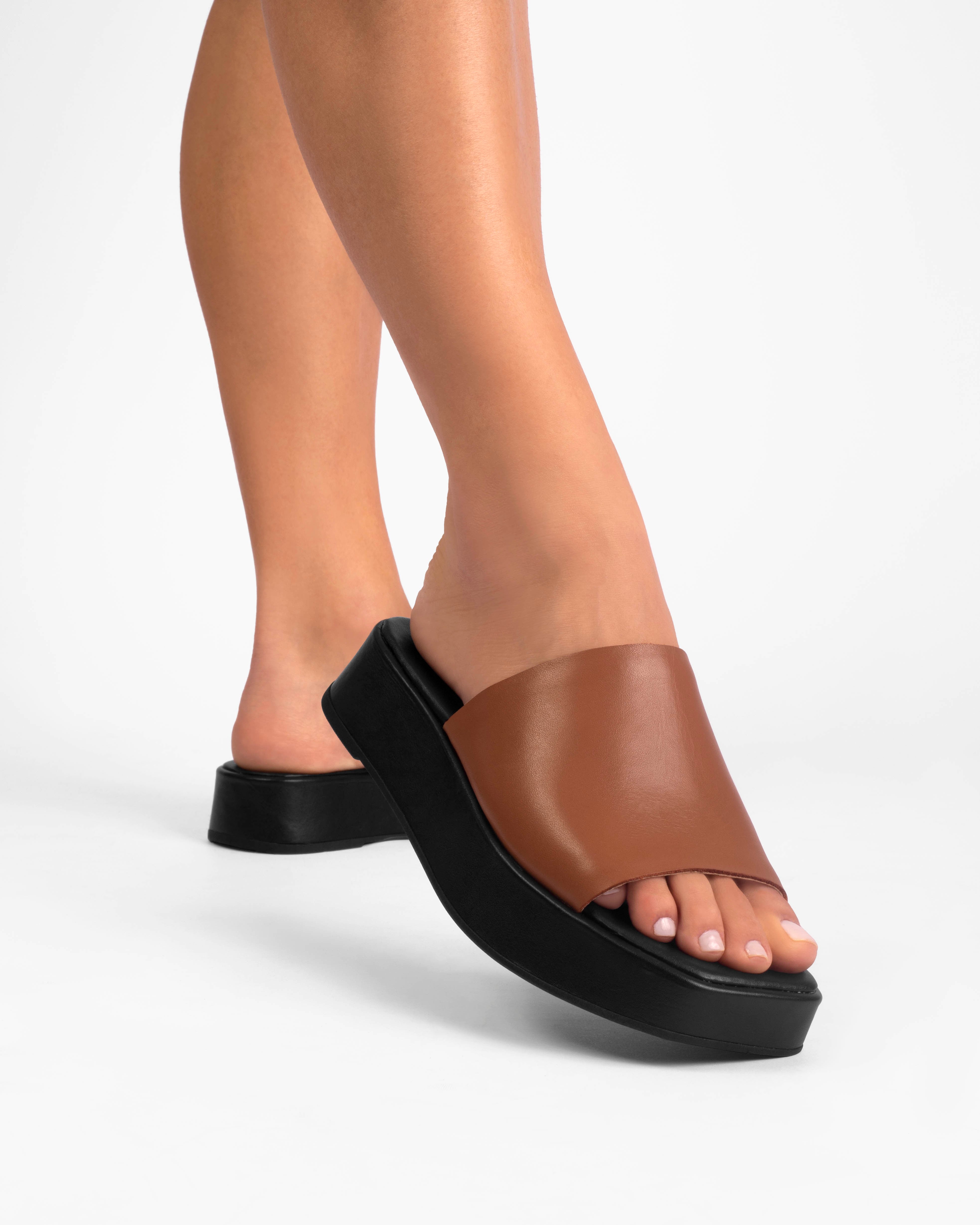 Flatform Amsterda Camelo