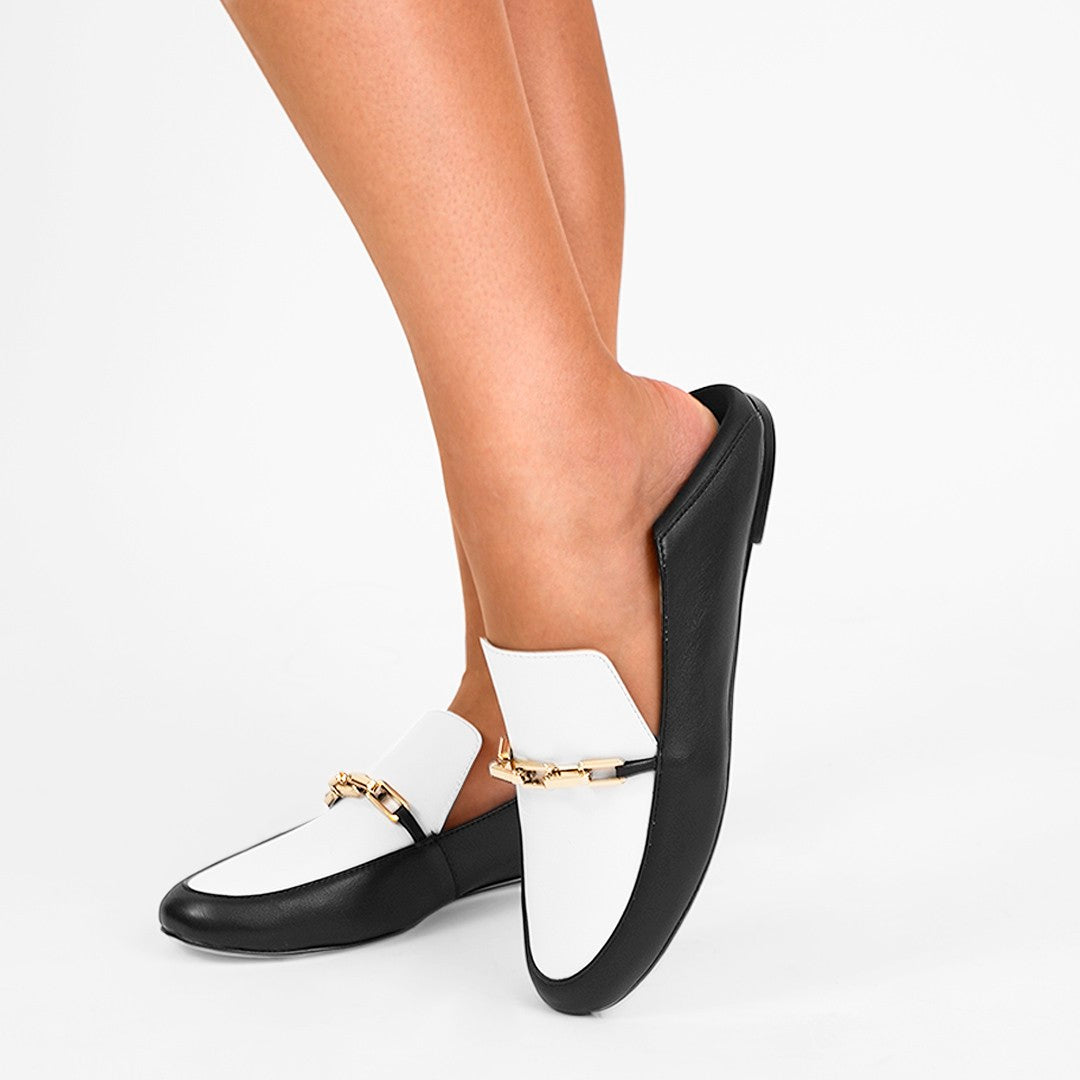 Loafer Adriana B&W
