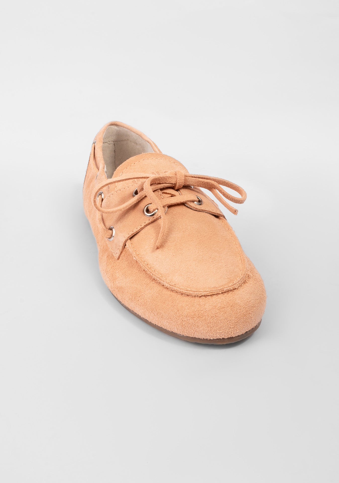 Mocassim Valência Camurça Peach