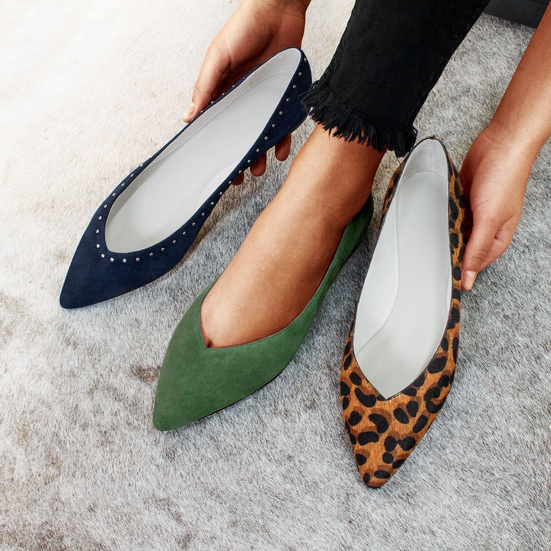 Sapatilha Candice Studded Marinho