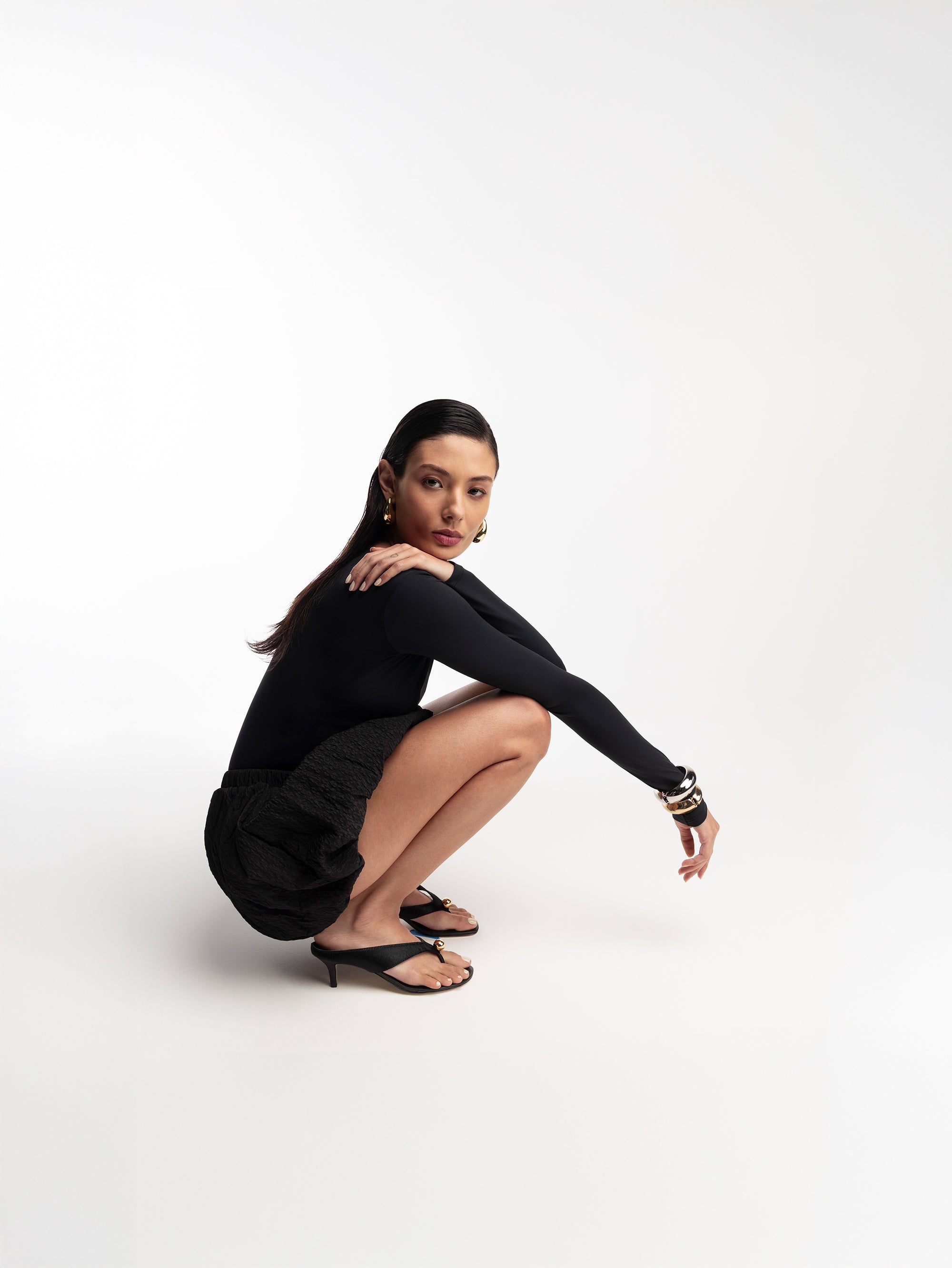 Sandália Kendall Pony Black