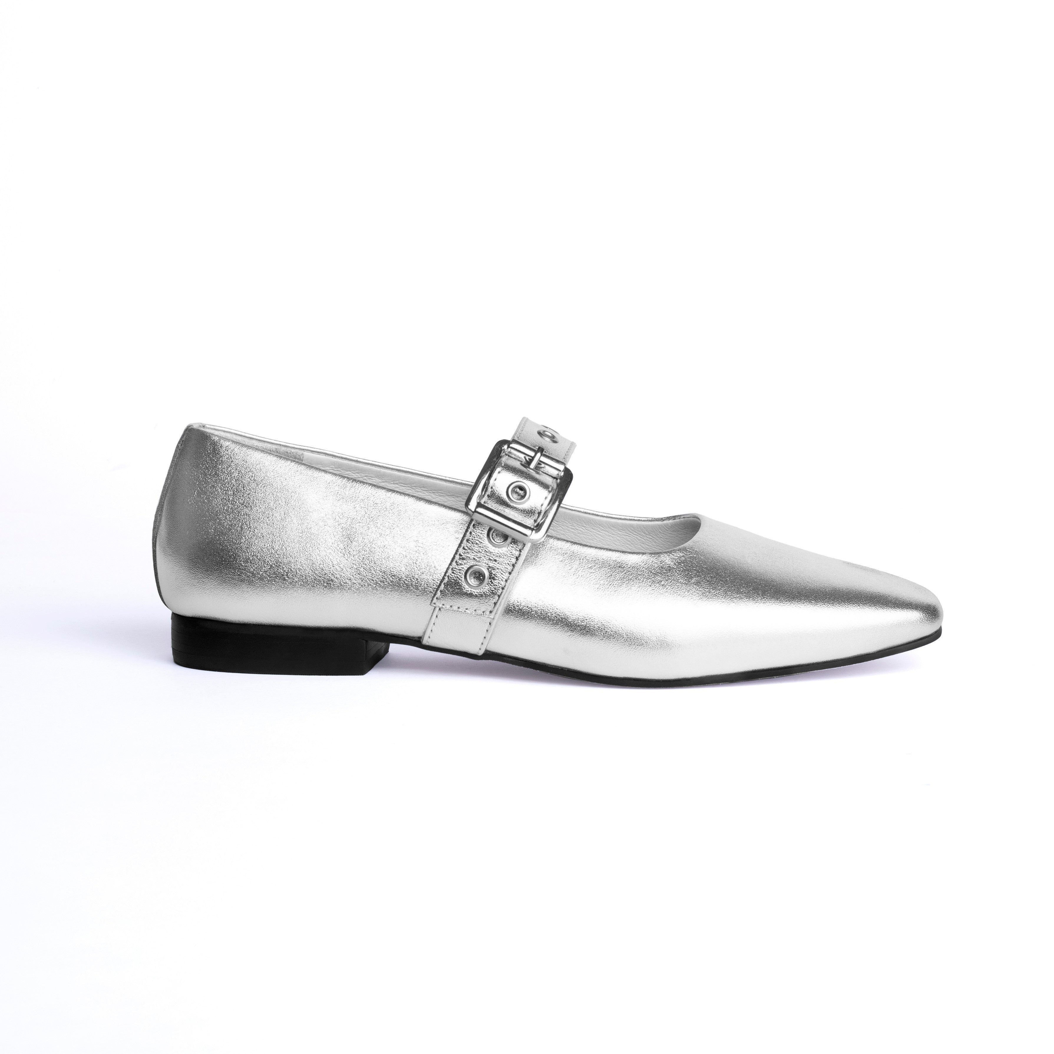 Sapatilha Flor Silver