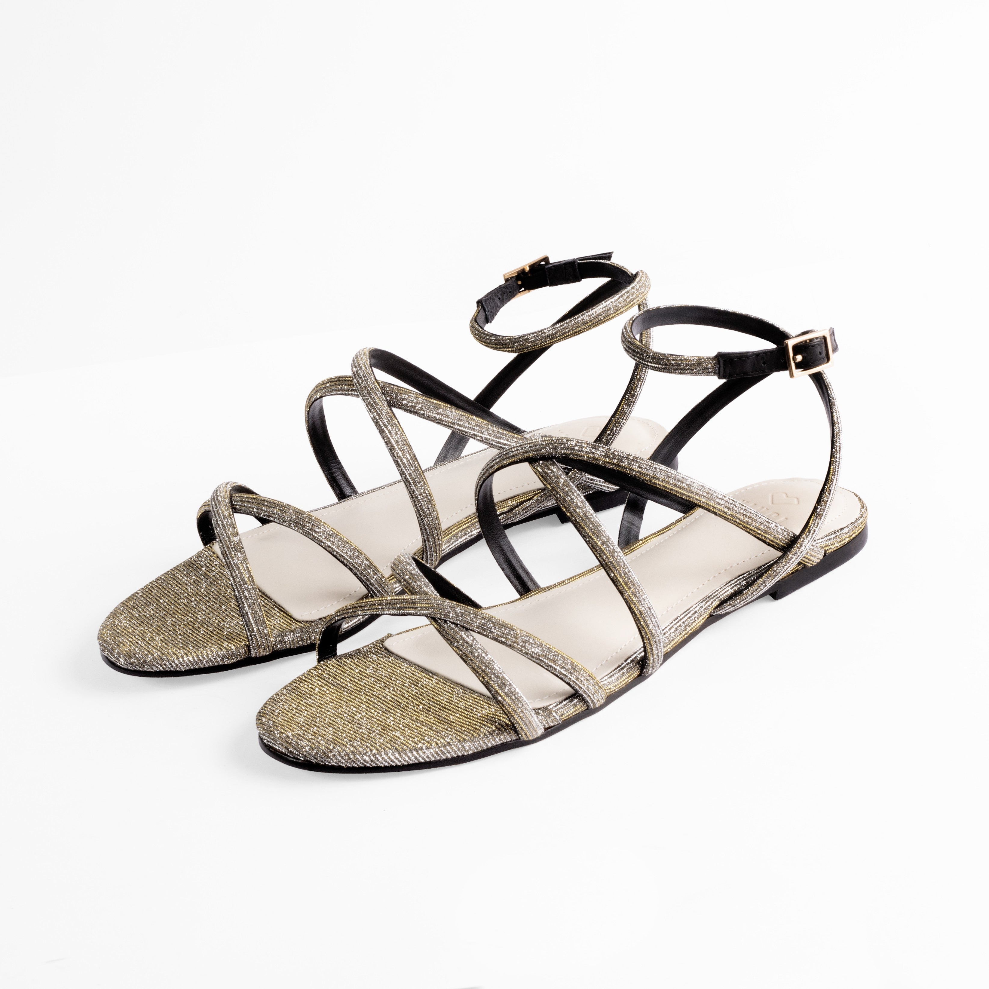 Rasteira Carla Metallic