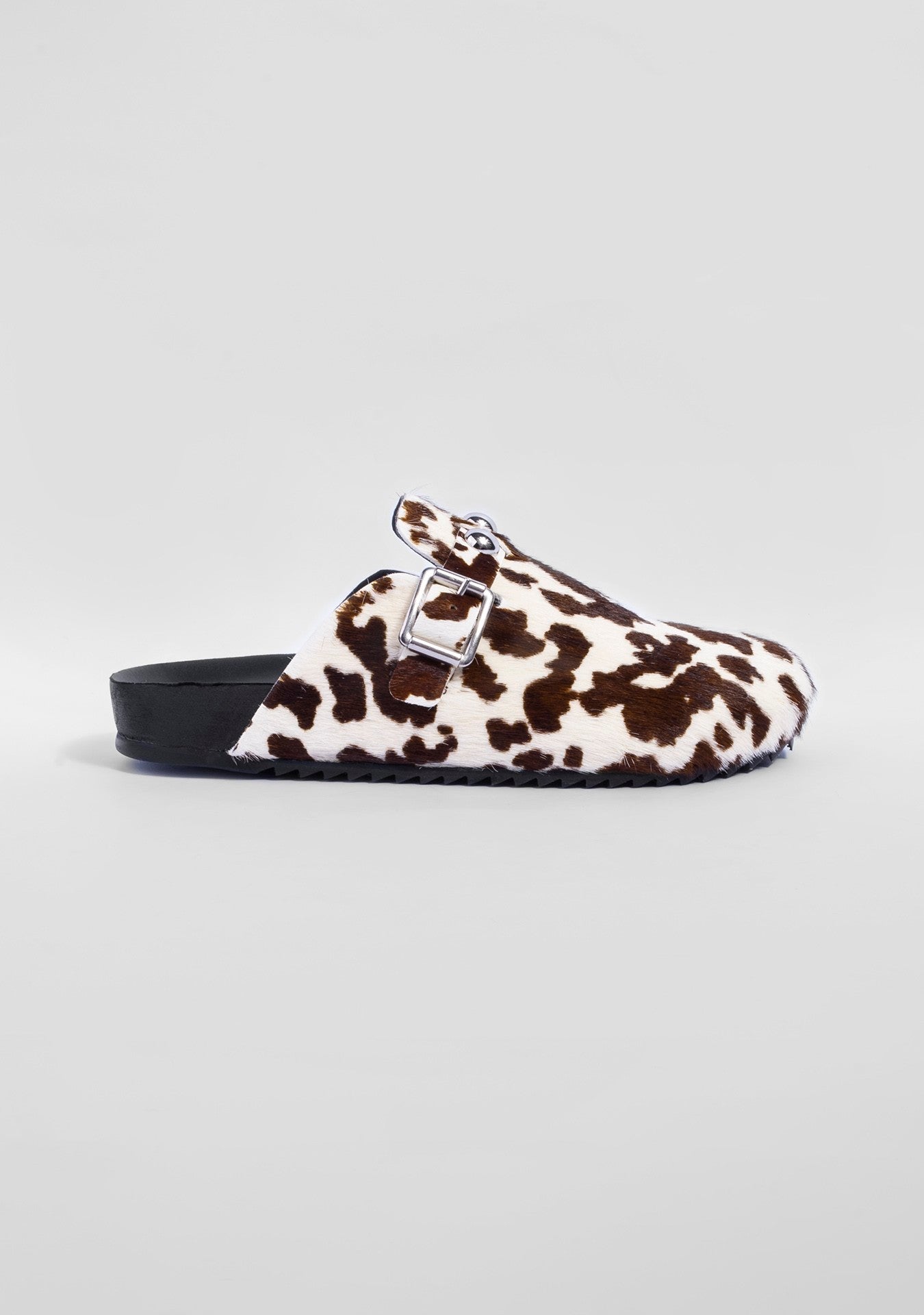 Mule Clog Dinamarca Cow Print