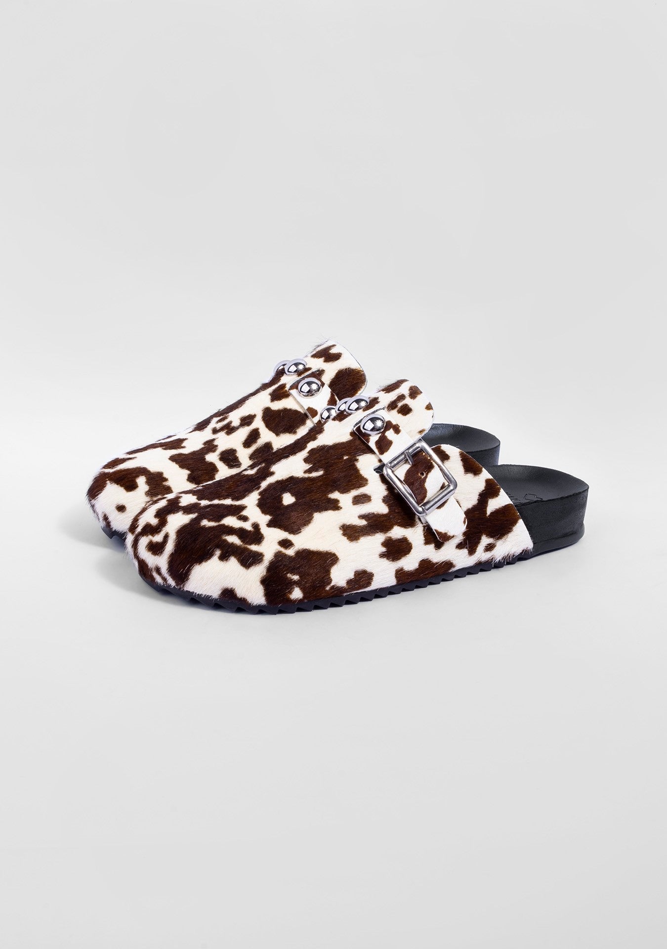 Mule Clog Dinamarca Cow Print