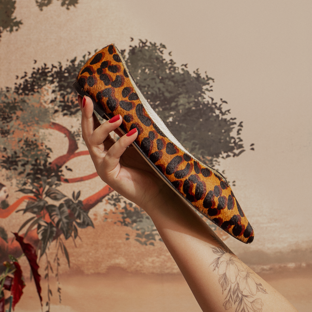 Sapatilha Candice Animal Print