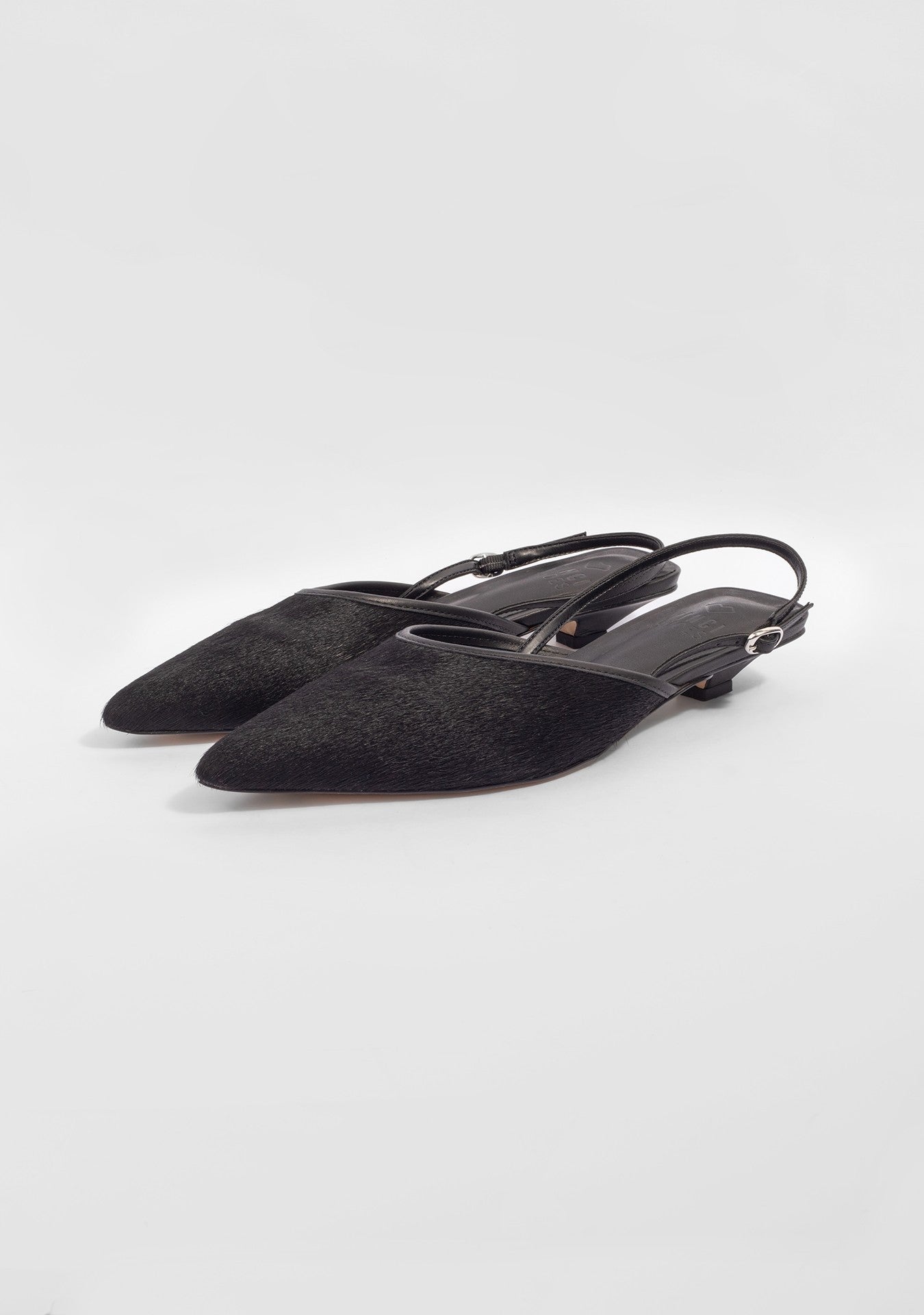 Slingback Amy Pony Black