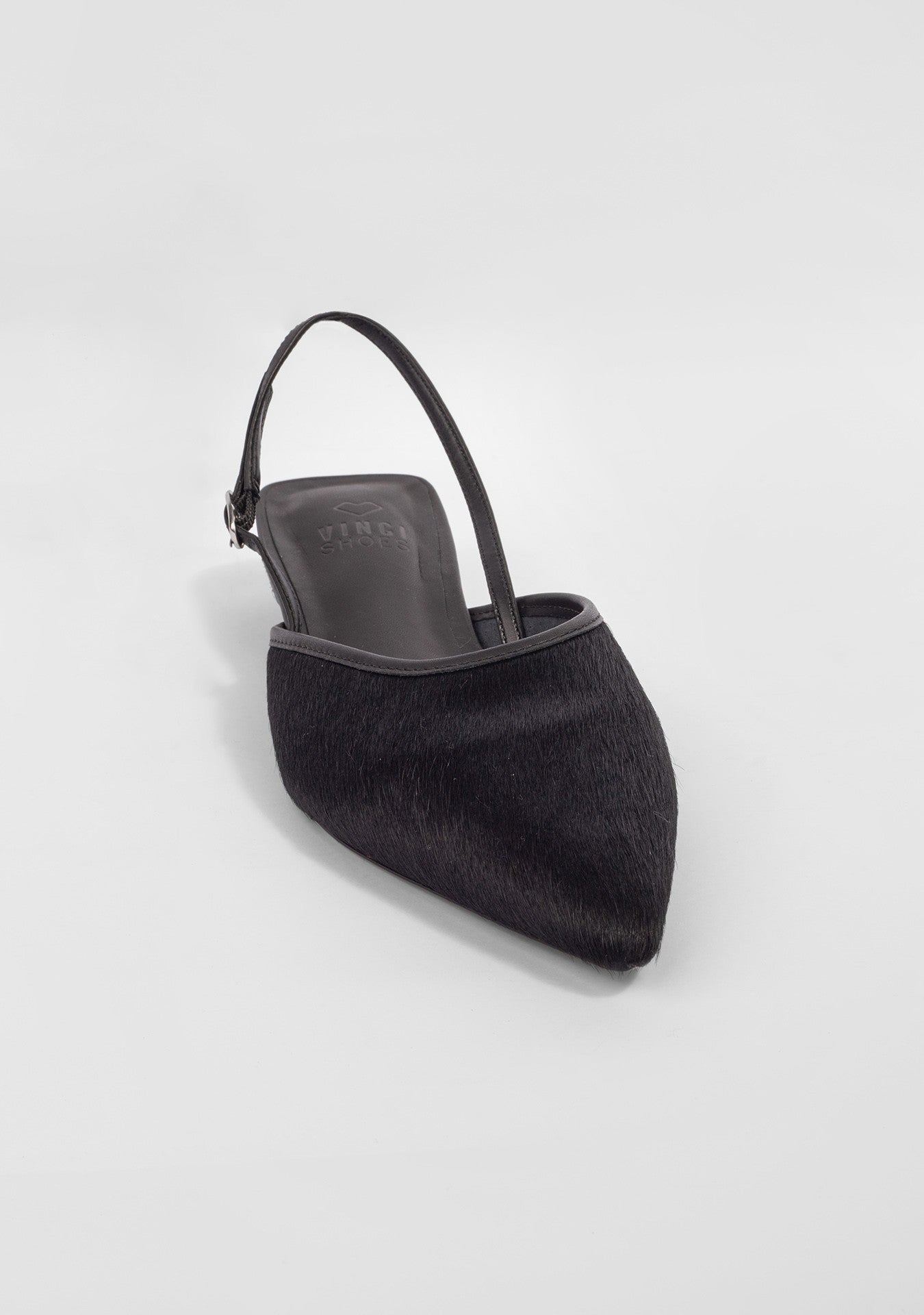 Slingback Amy Pony Black