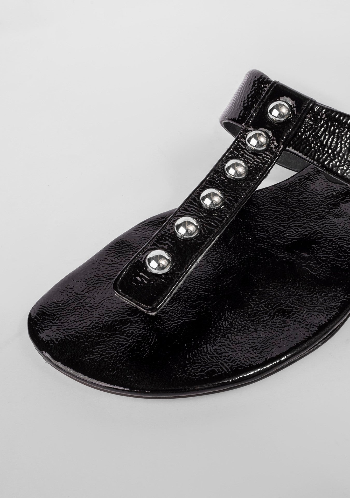 Rasteira Dillian Shiny Black
