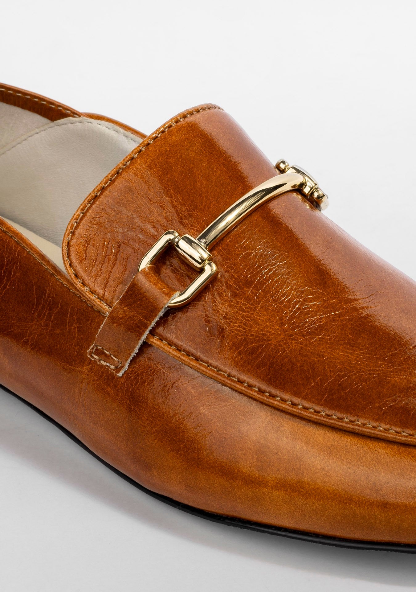 Loafer Boston Estonado Camelo