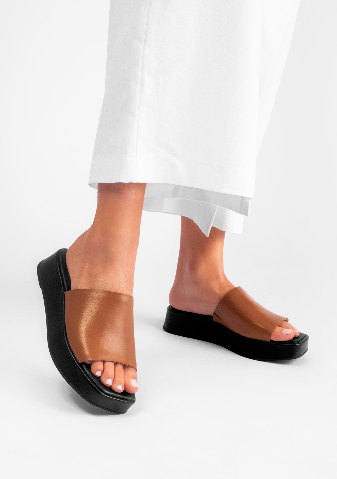 Flatform Amsterda Camelo