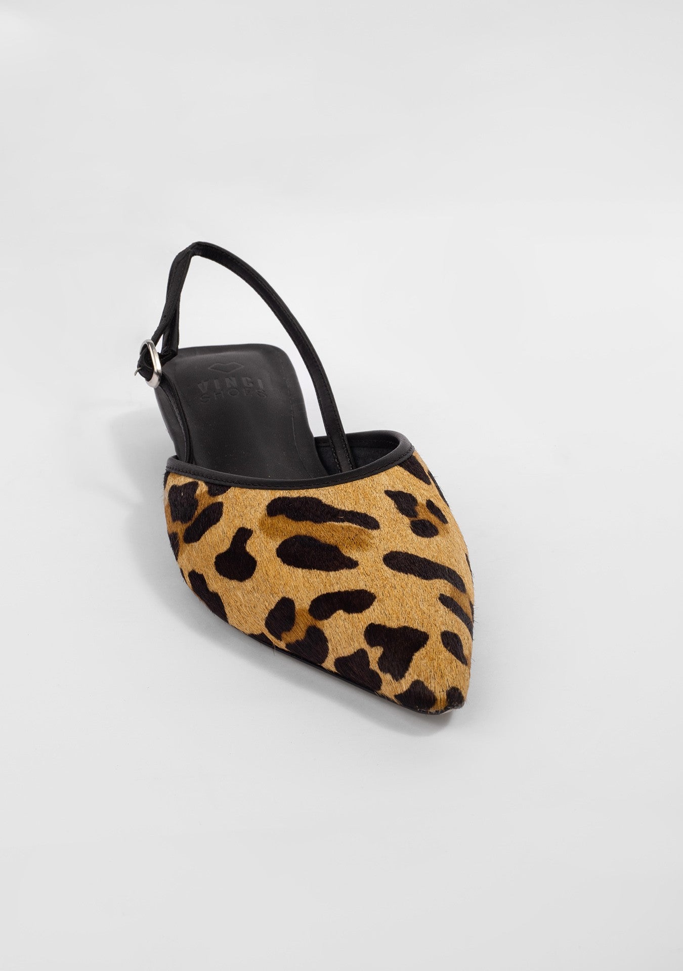 Slingback Amy Leopard Print