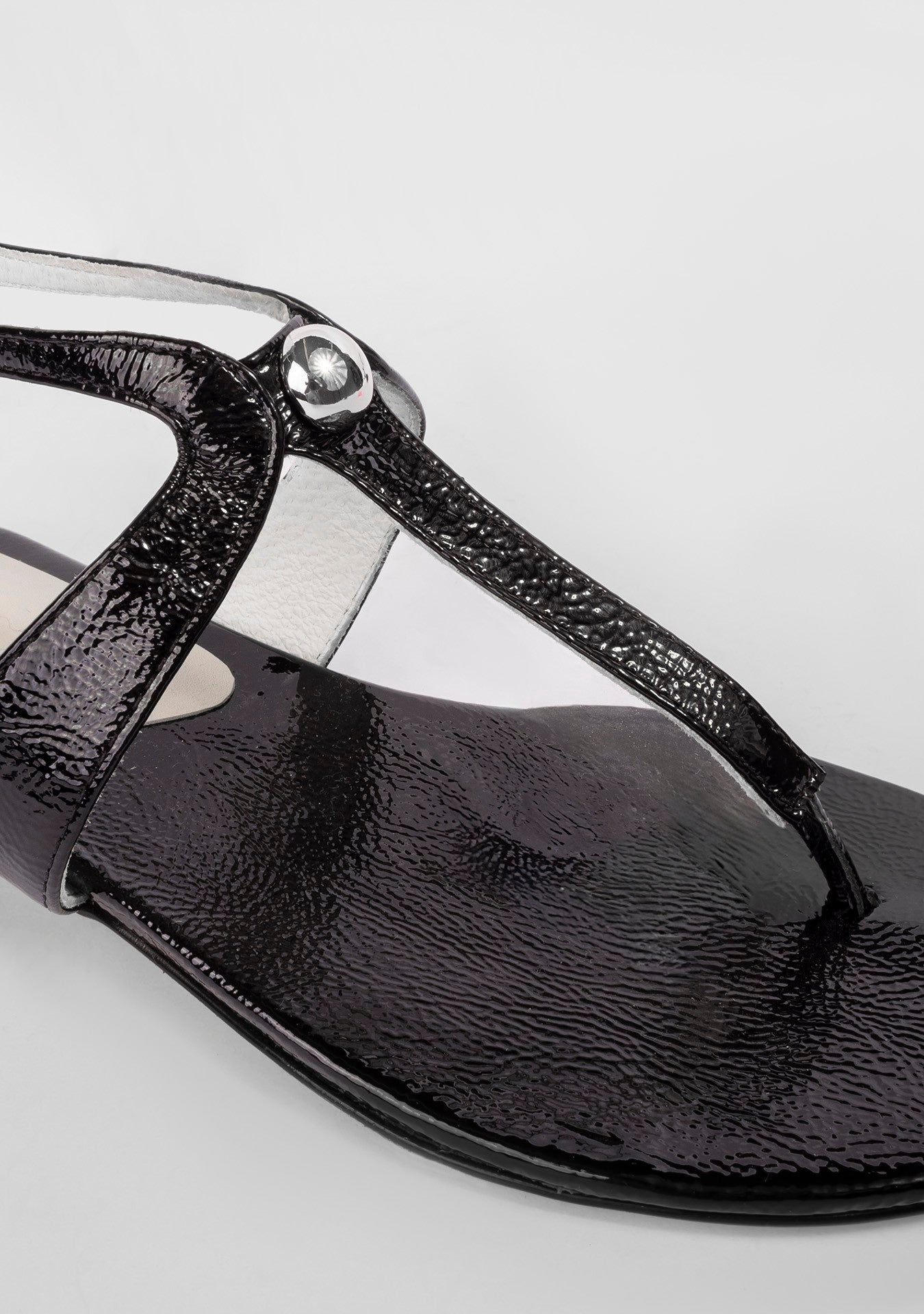 Rasteira Lua Shiny Black