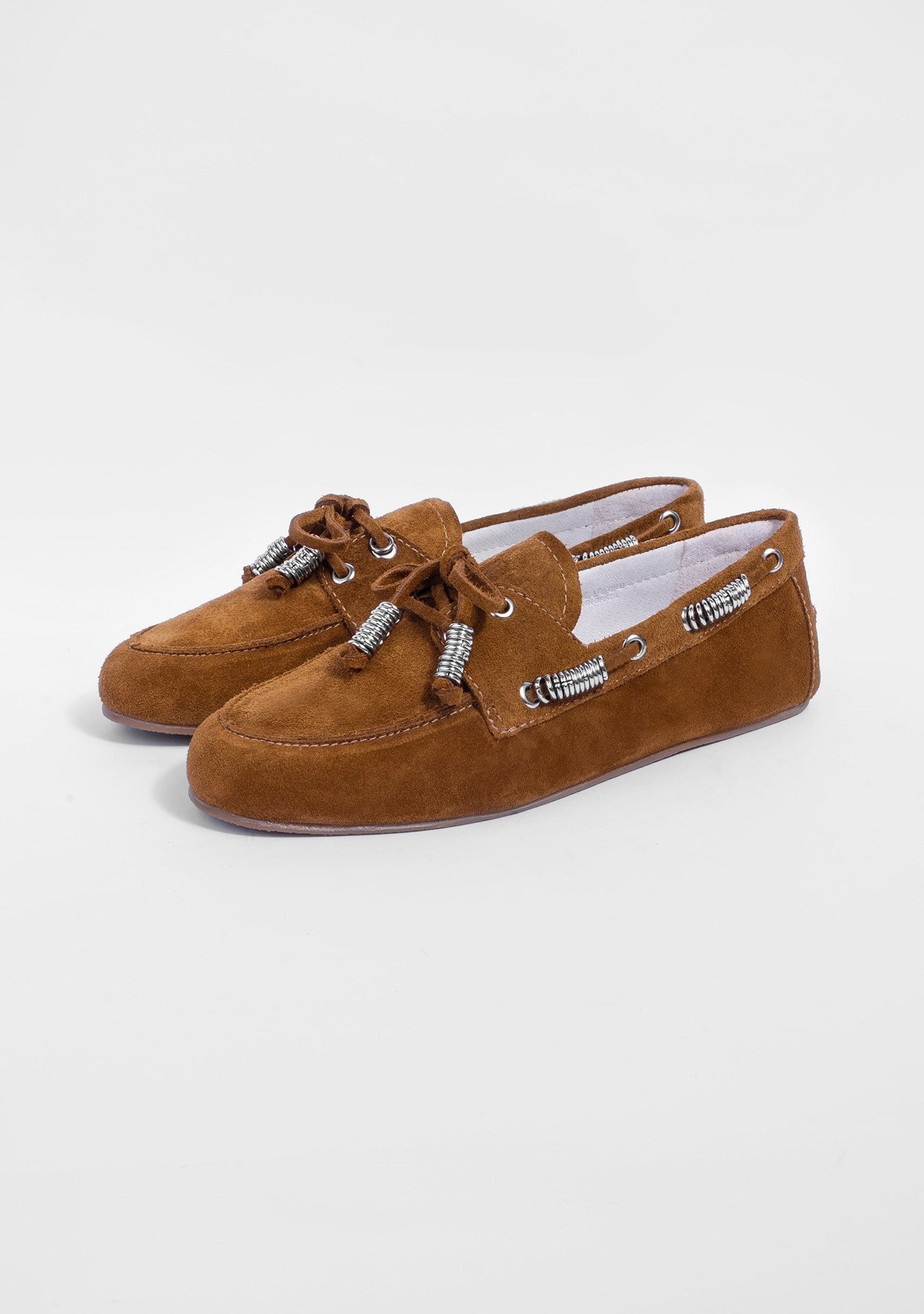 Mocassim Valência Studded Capuccino