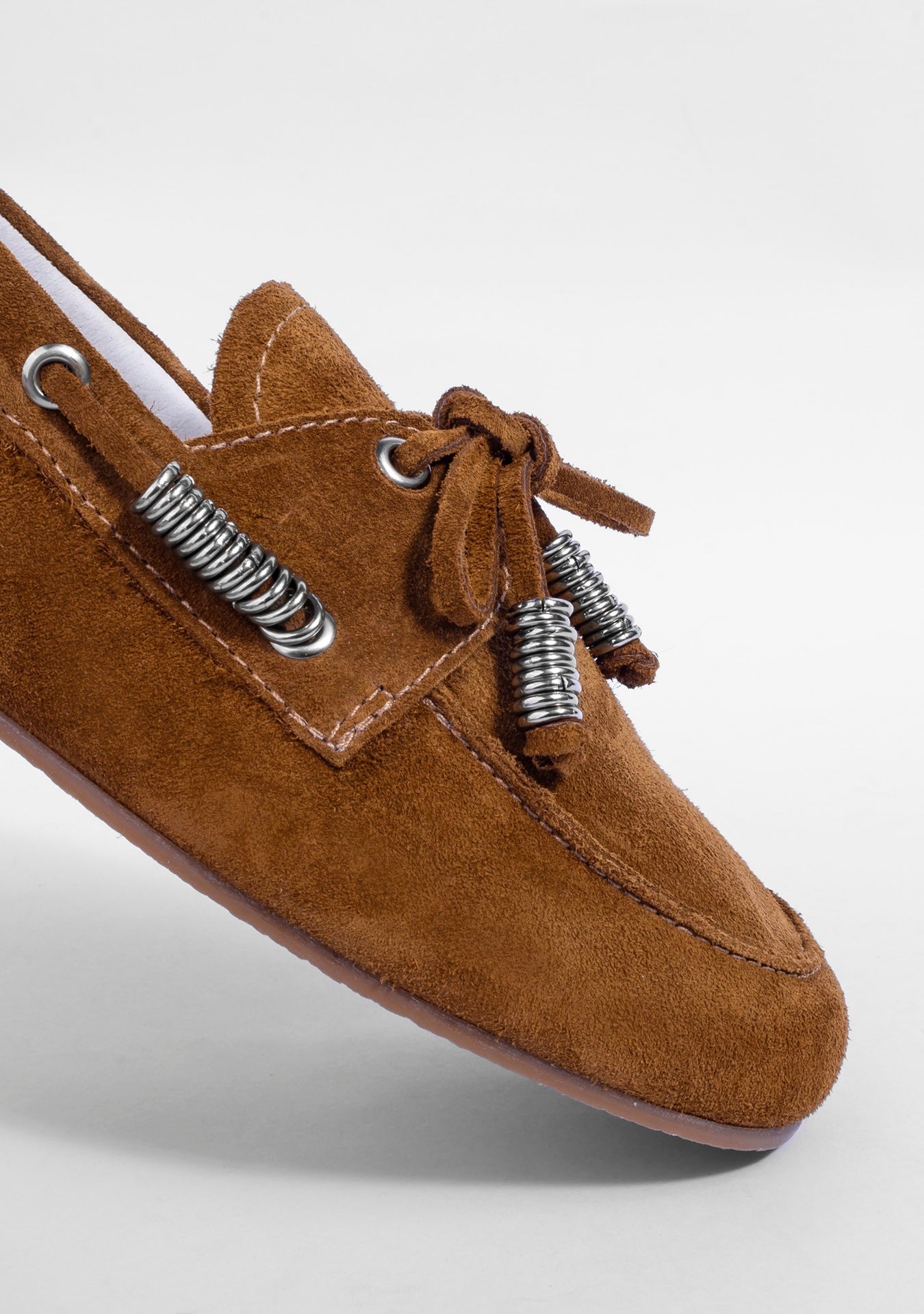 Mocassim Valência Studded Capuccino