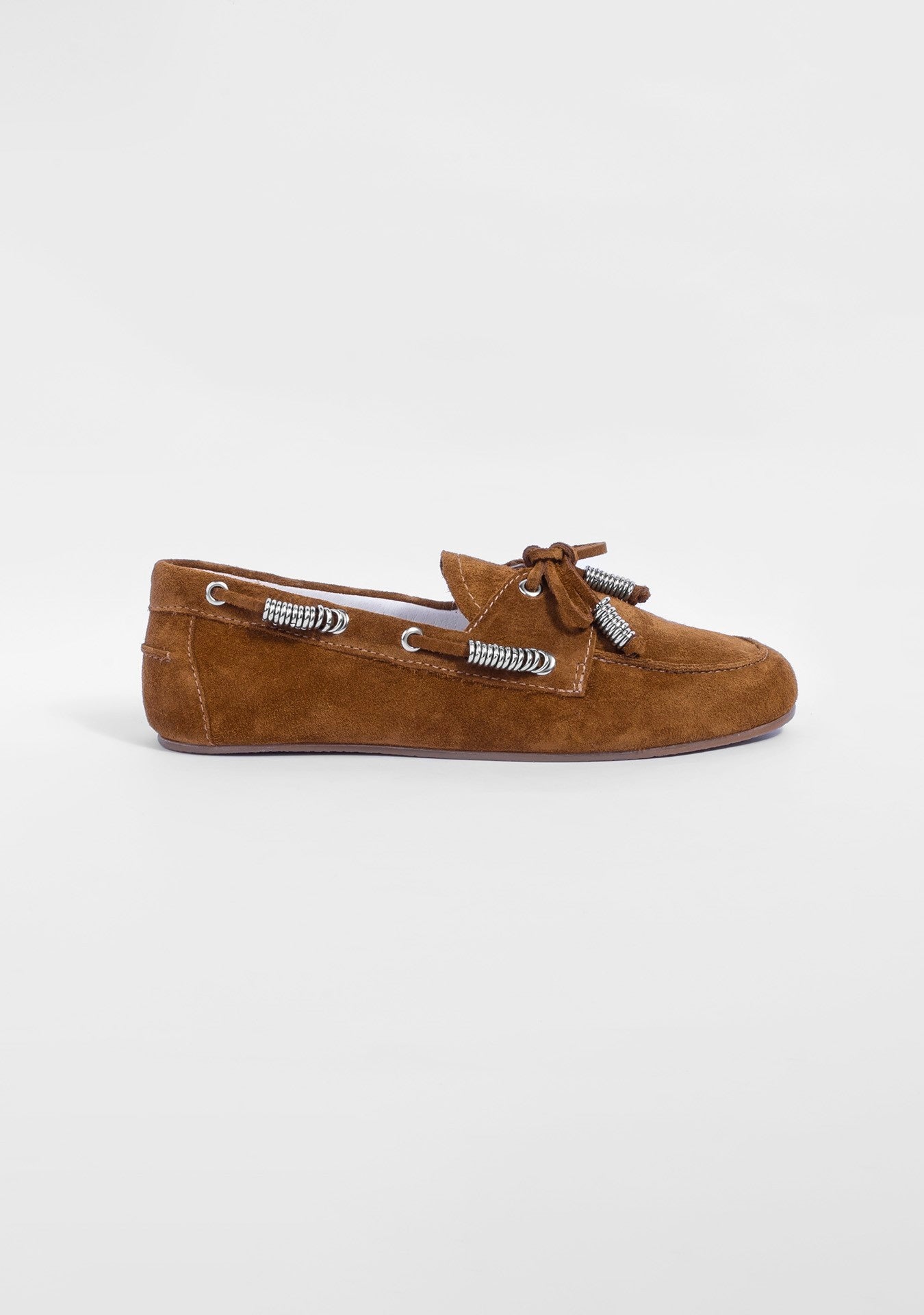 Mocassim Valência Studded Capuccino