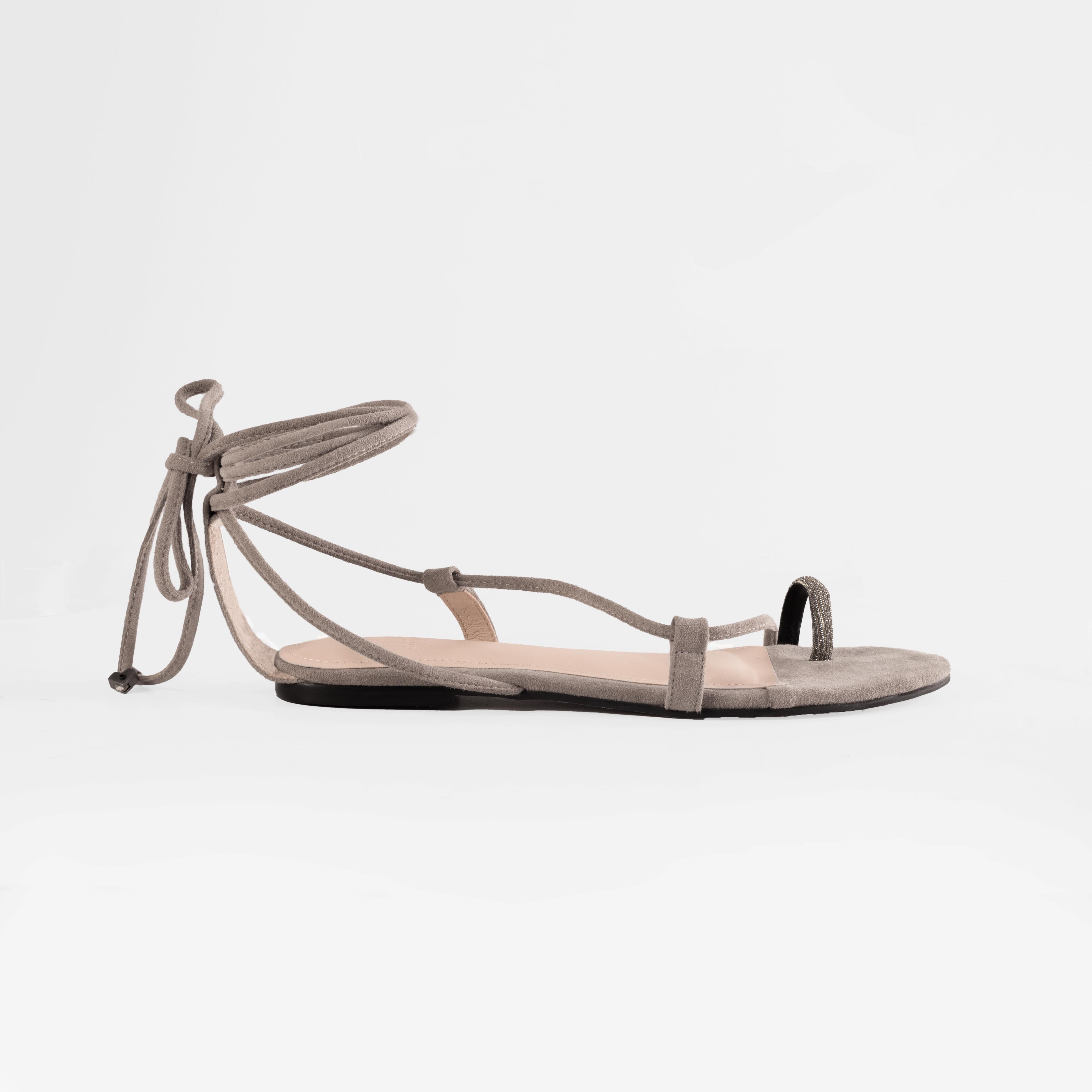 Rasteira Tahiti Taupe