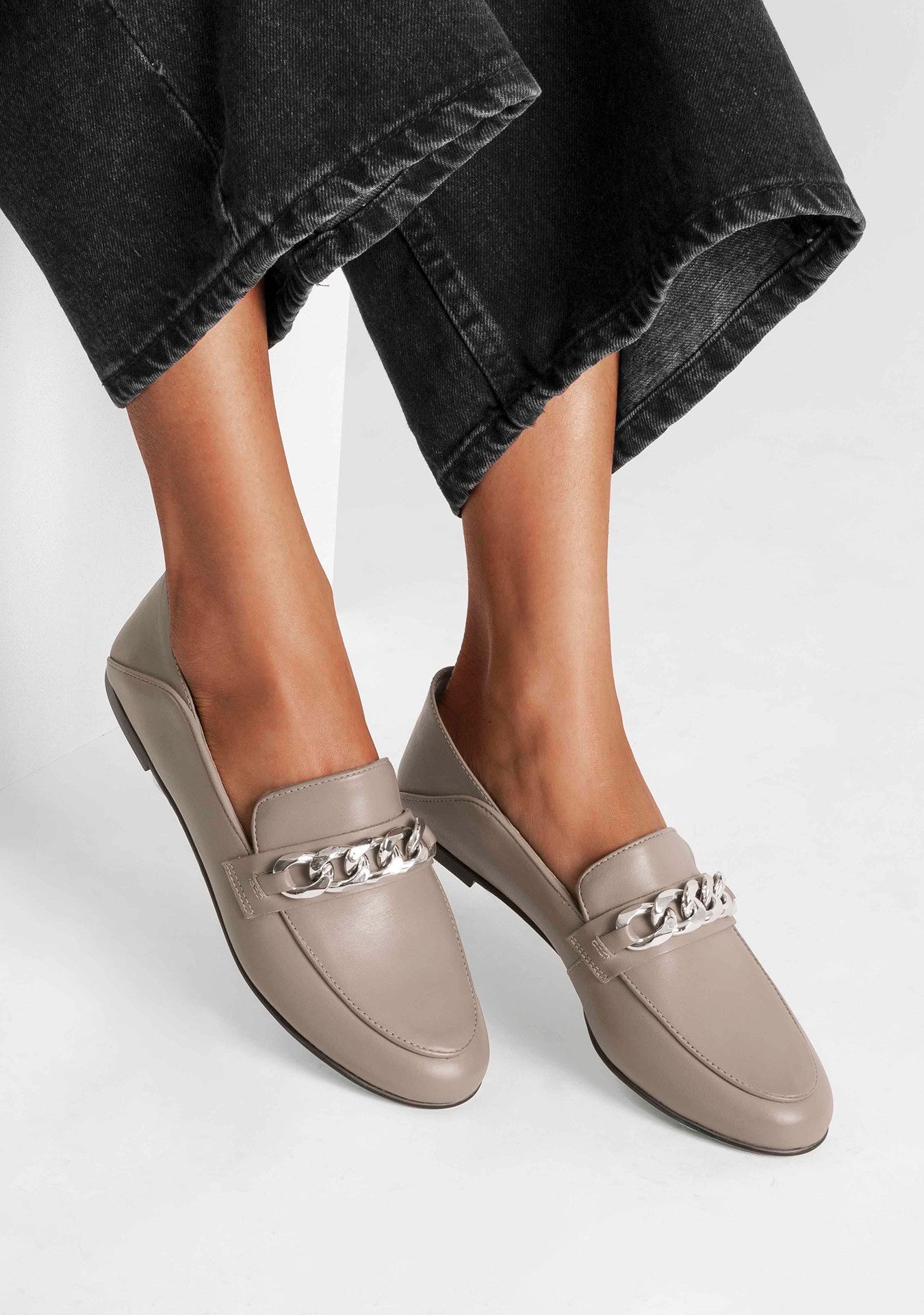 Loafer Chain Greige