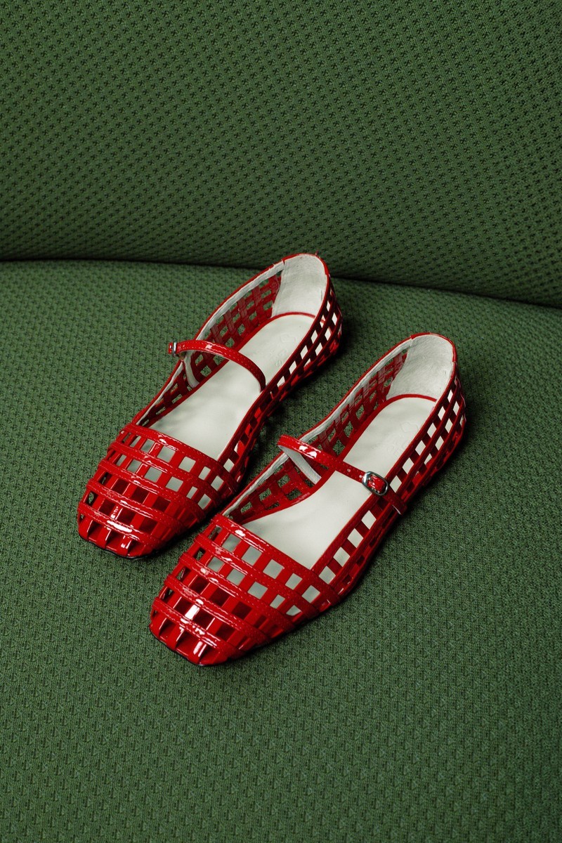 Sapatilha Lidya Shiny Red