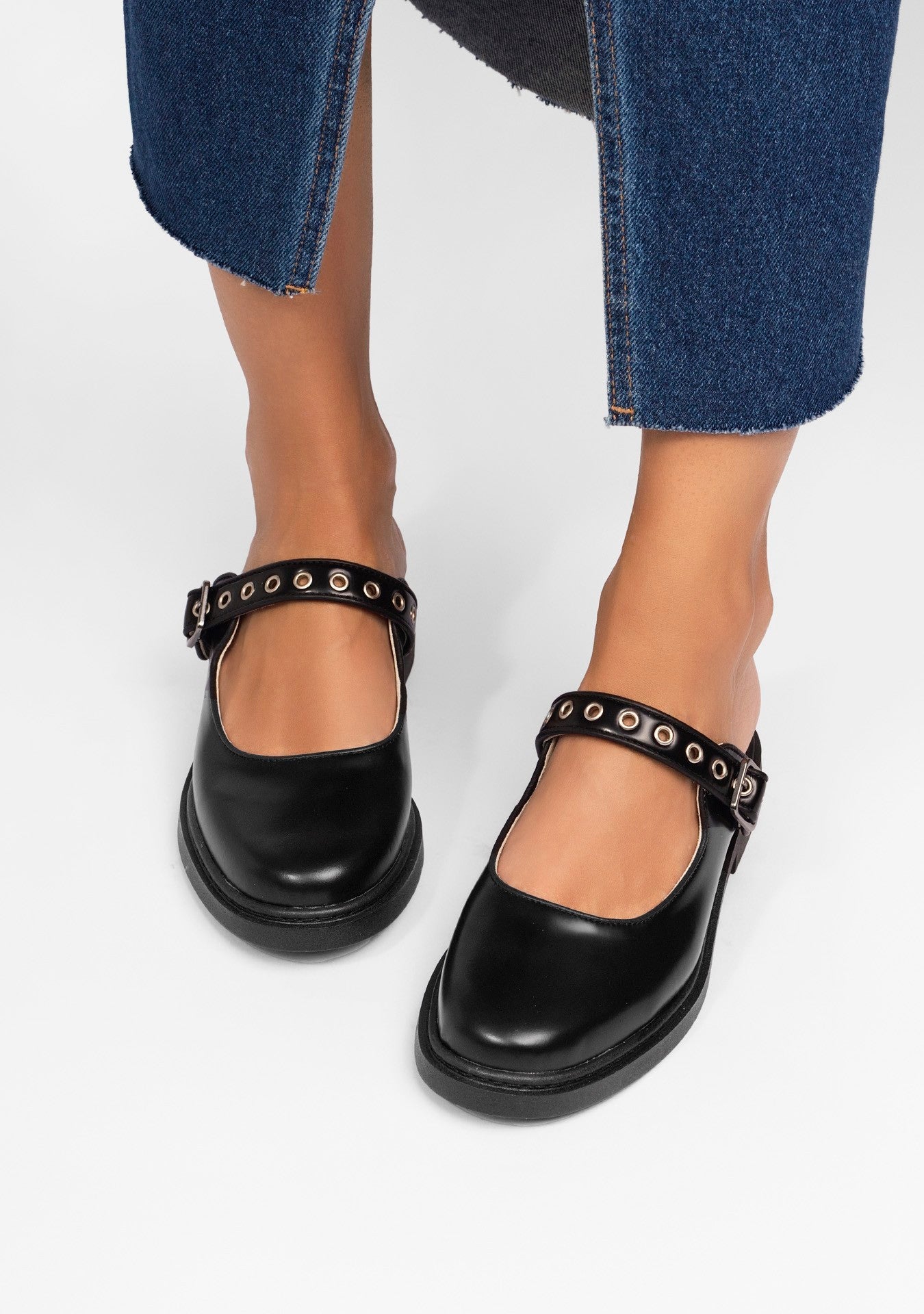 Mule Liana Glossy Black