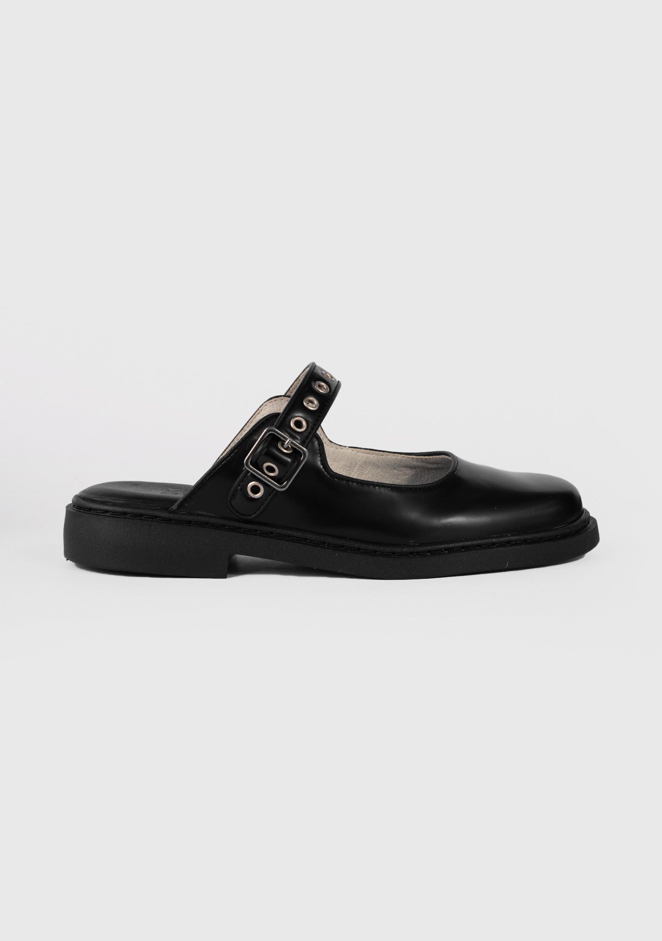 Mule Liana Glossy Black