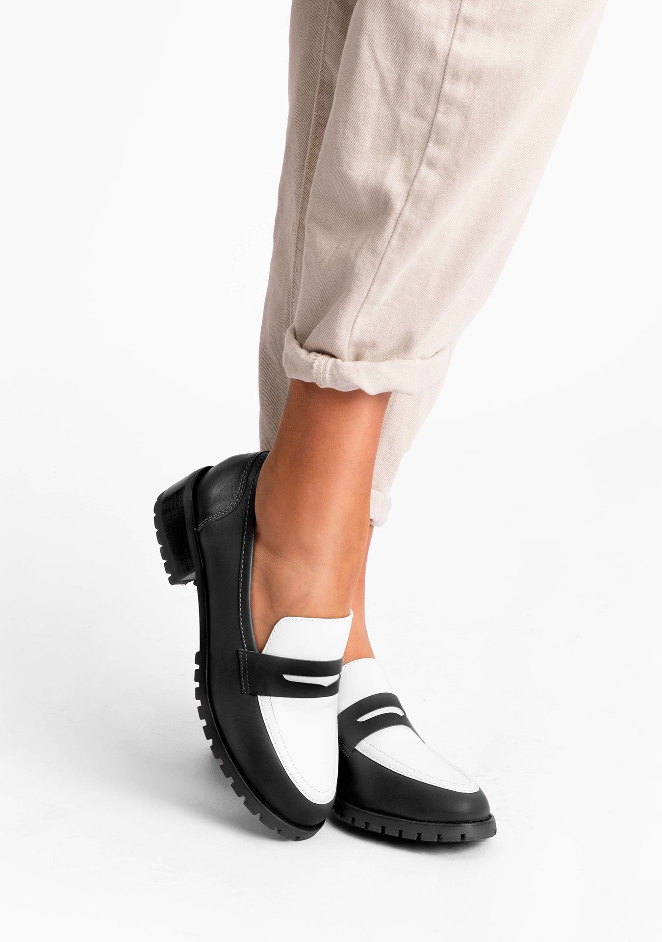 Loafer Dani B&W