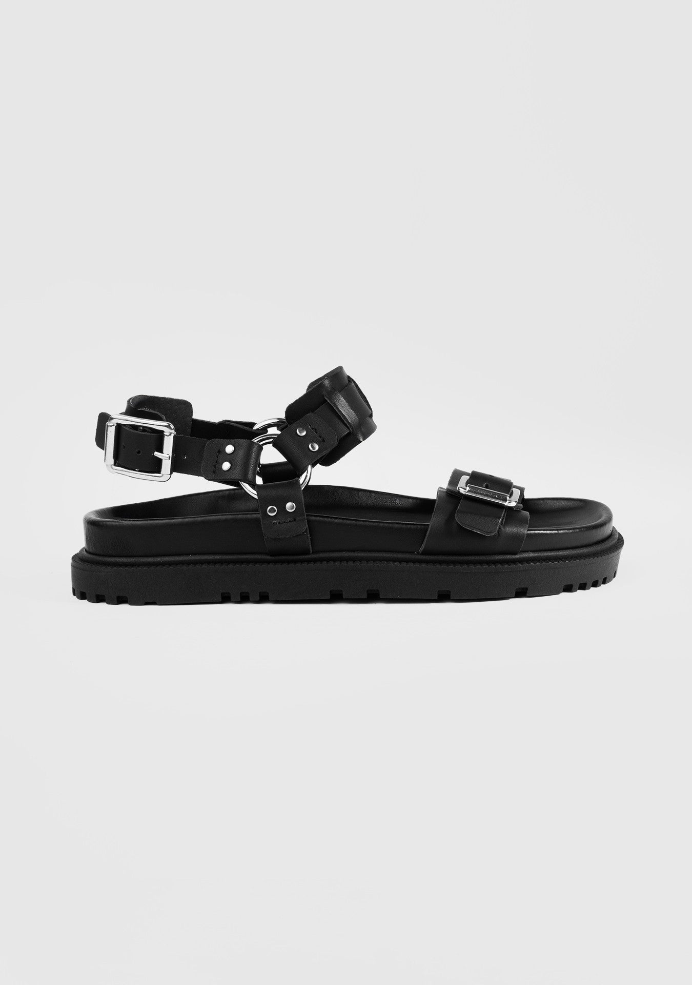 Flat Alicia Black