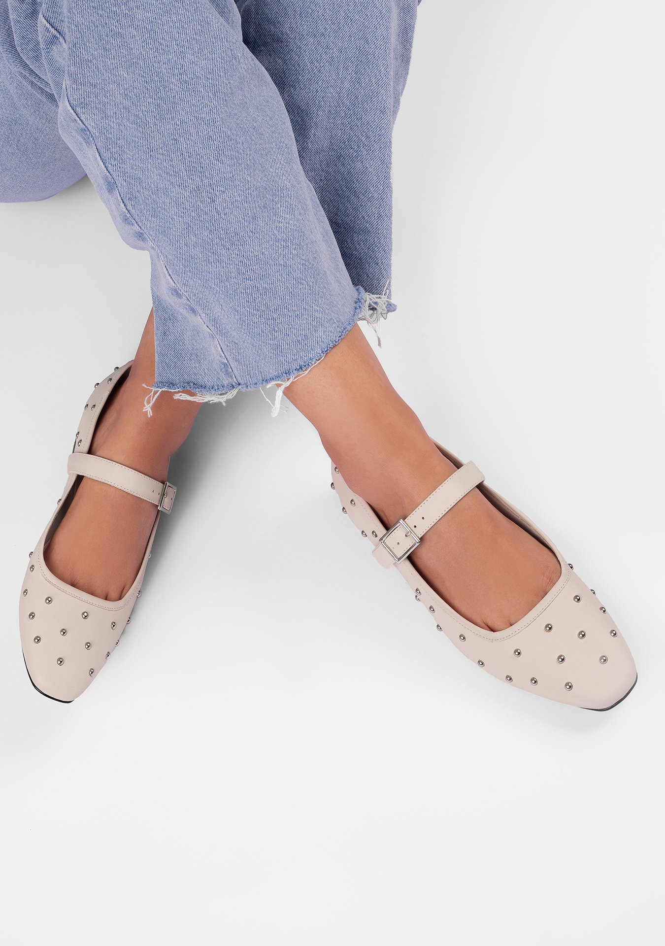 Sapatilha Vera Studded Vanilla