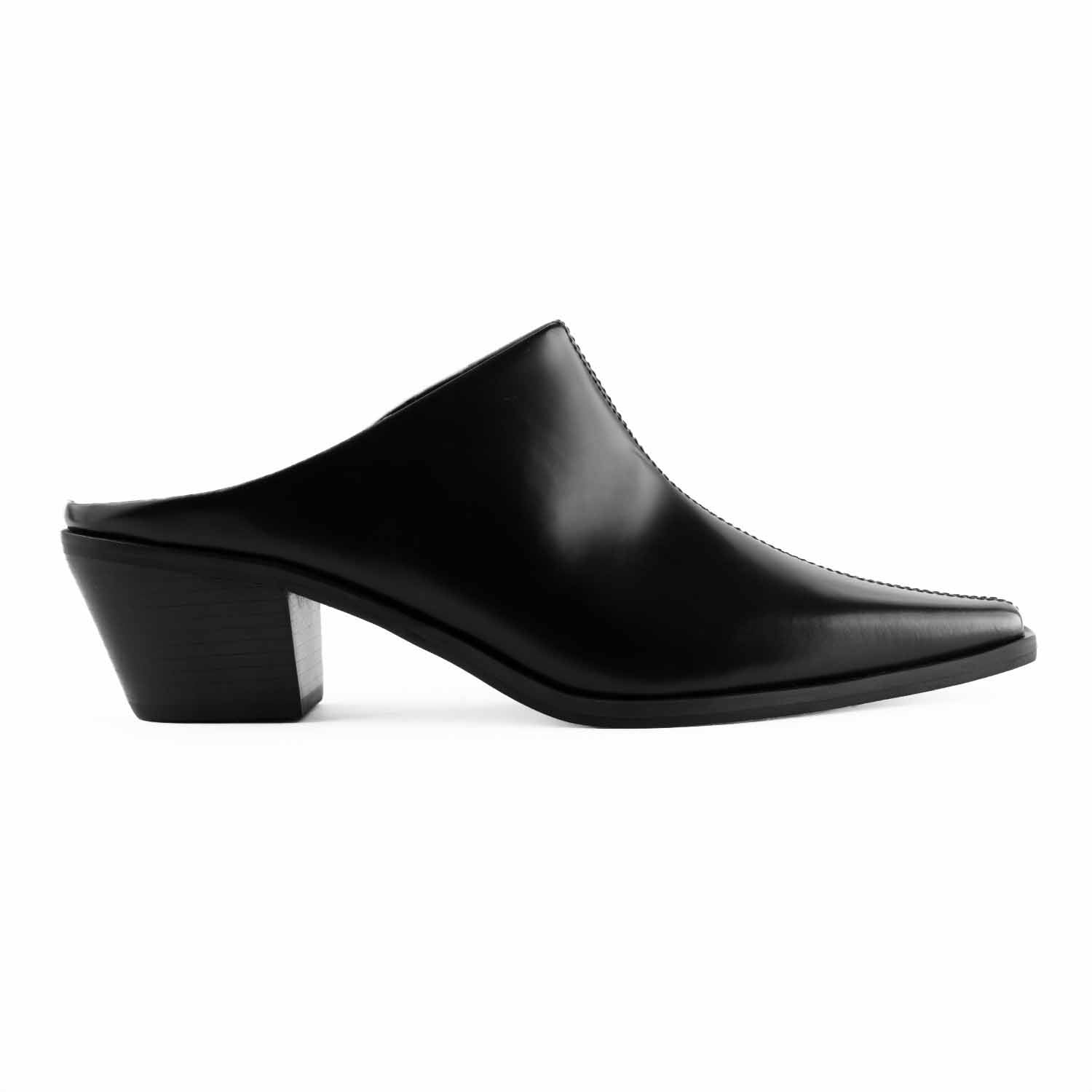 Mule Houston Glossy Black