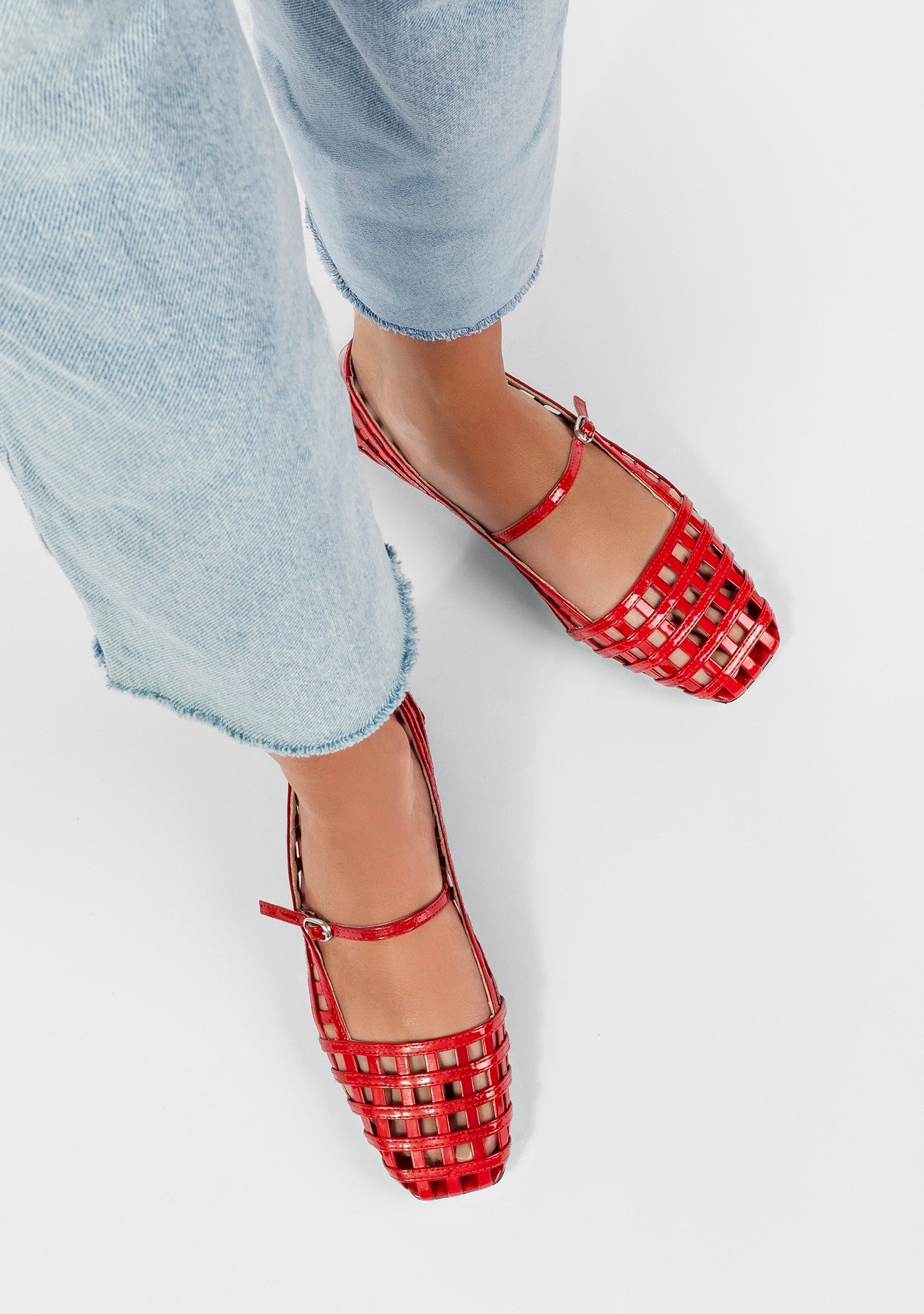 Sapatilha Lidya Shiny Red